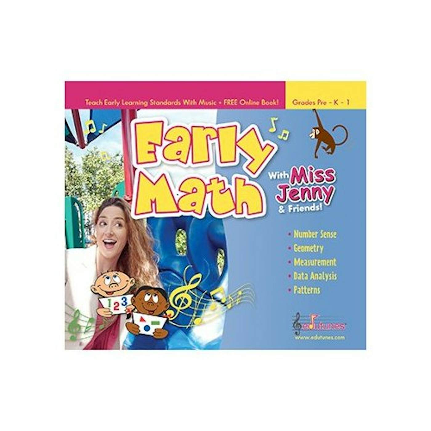 EARLY MATH WITH MISS JENNY & FRIENDS CD