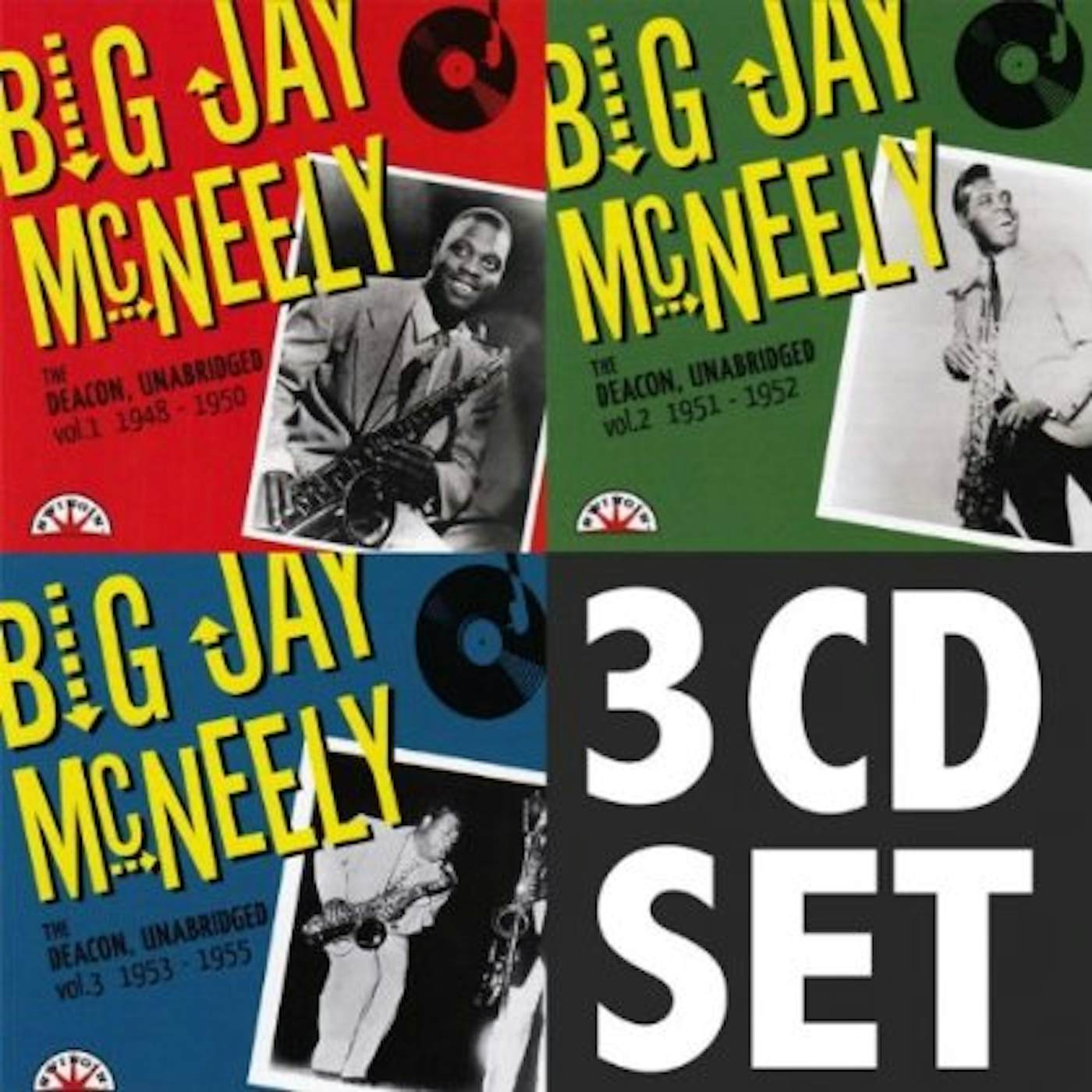 Big Jay McNeely THE DEACON UNABRIDGED 1948-1955 3CD SET CD
