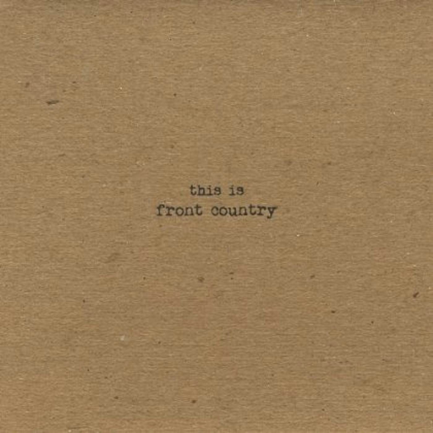 THIS IS FRONT COUNTRY CD