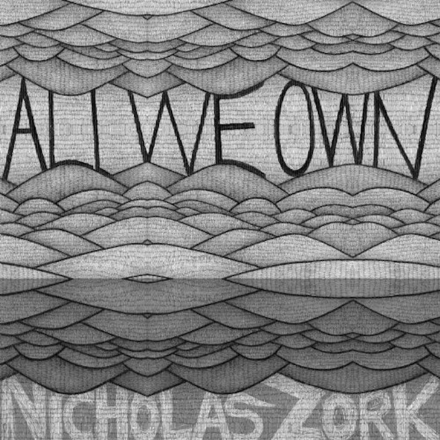 Nicholas Zork All We Own Vinyl Record