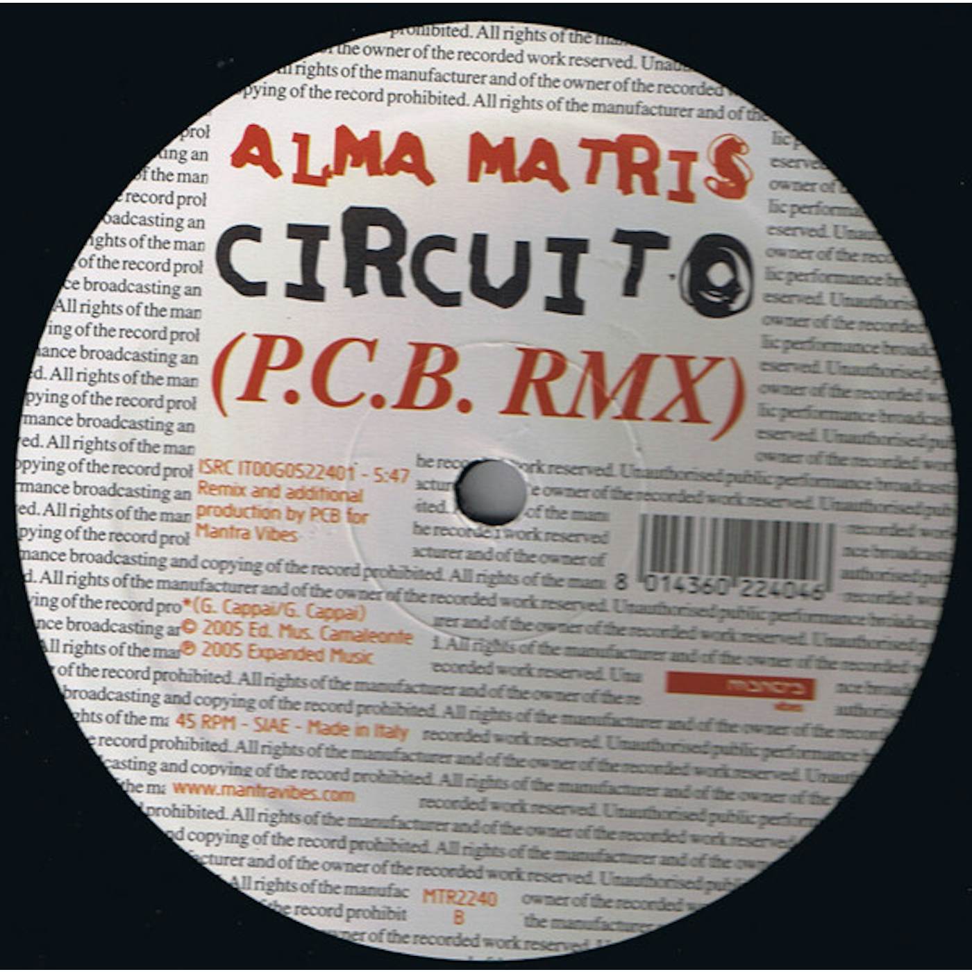 Alma Matris CIRCUITO Vinyl Record