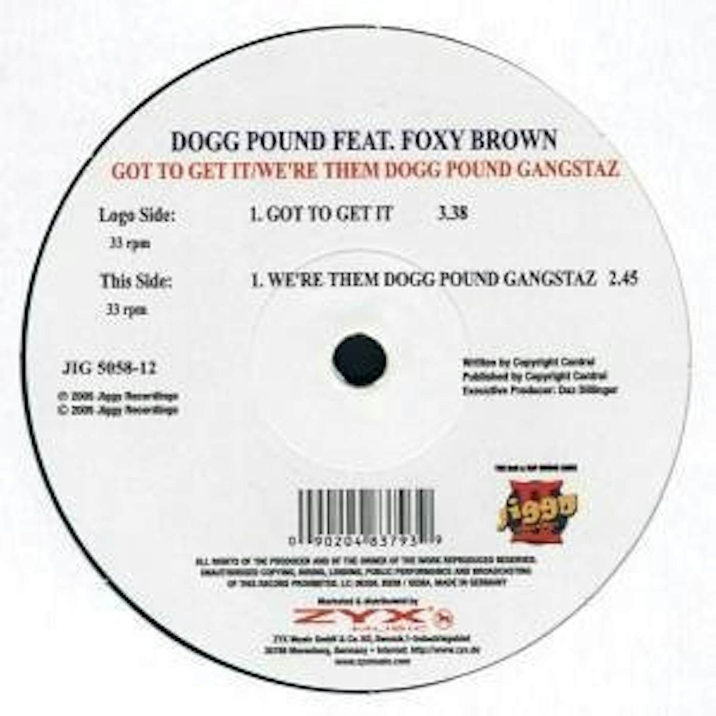 Tha Dogg Pound GOT TO GET IT/WERE THEM DOG Vinyl Record