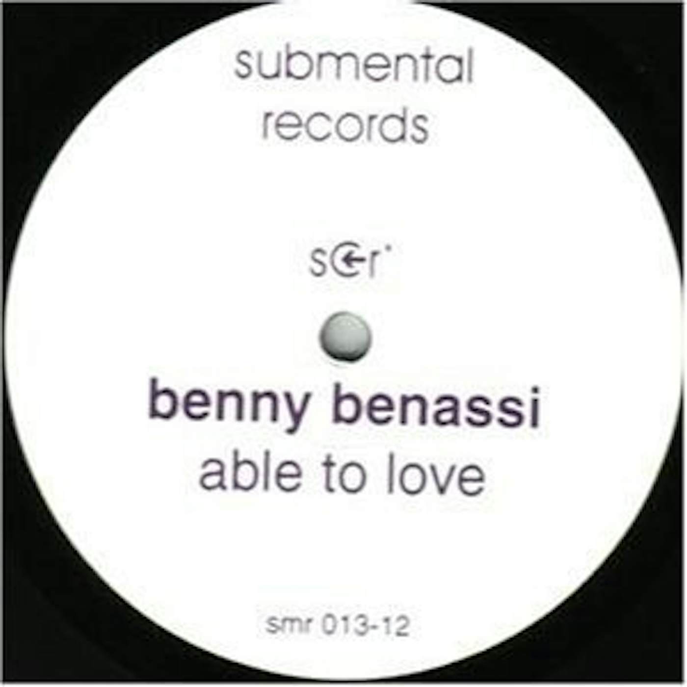 Benny Benassi Able To Love Vinyl Record