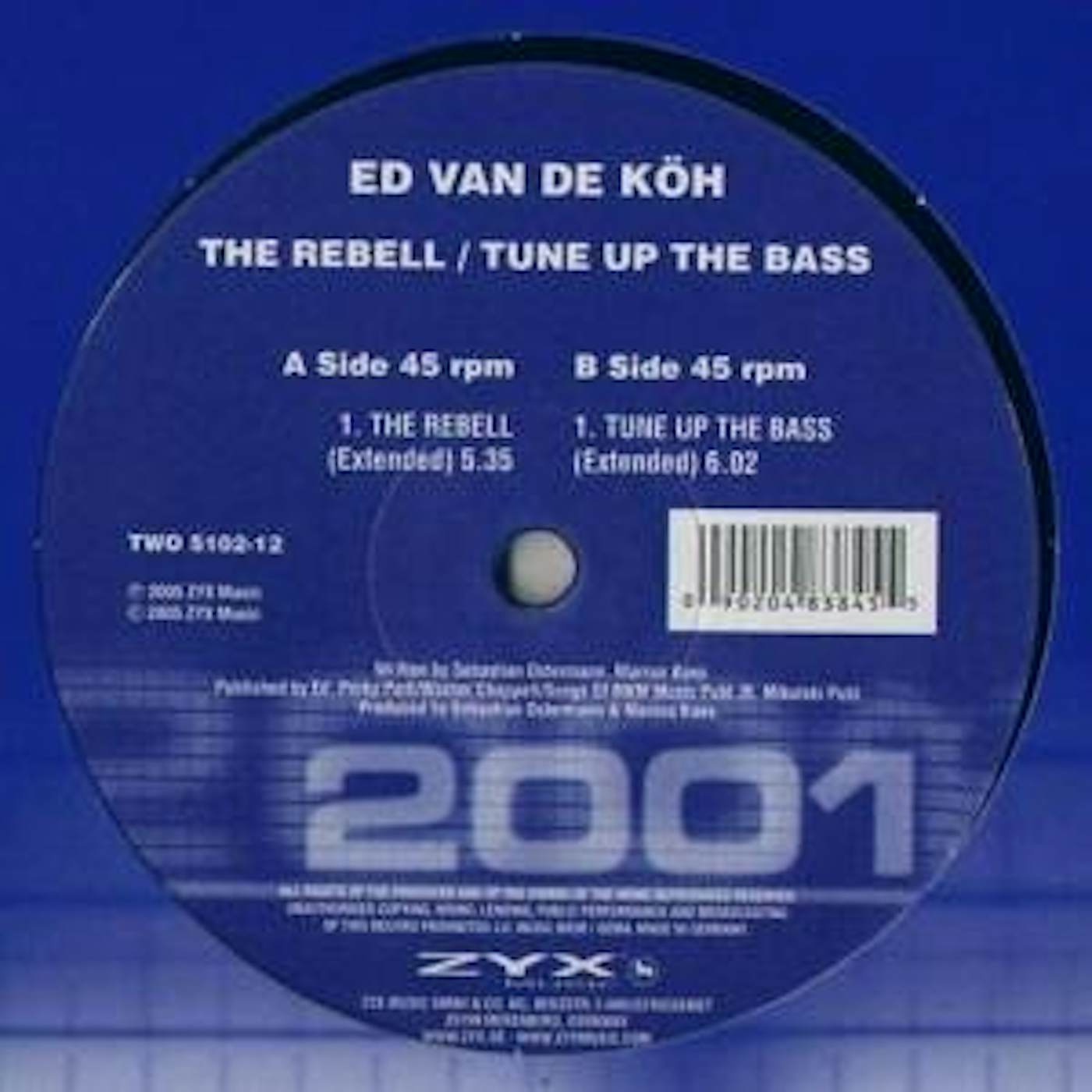 Ed Van De K+H REBEL Vinyl Record