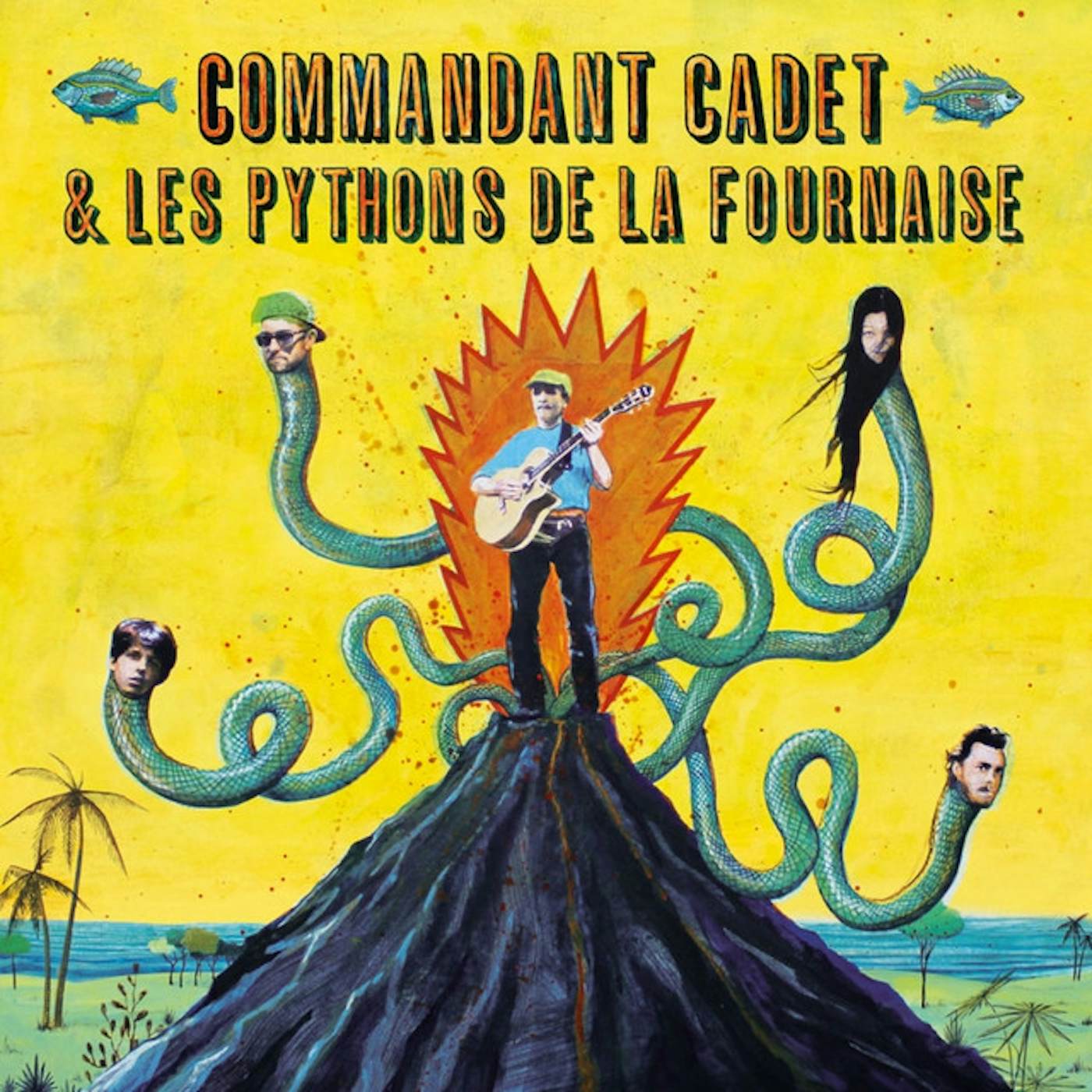 Commandant Cadet & Les Pythons De La Fournaise PREMIAC VIRAZ Vinyl Record