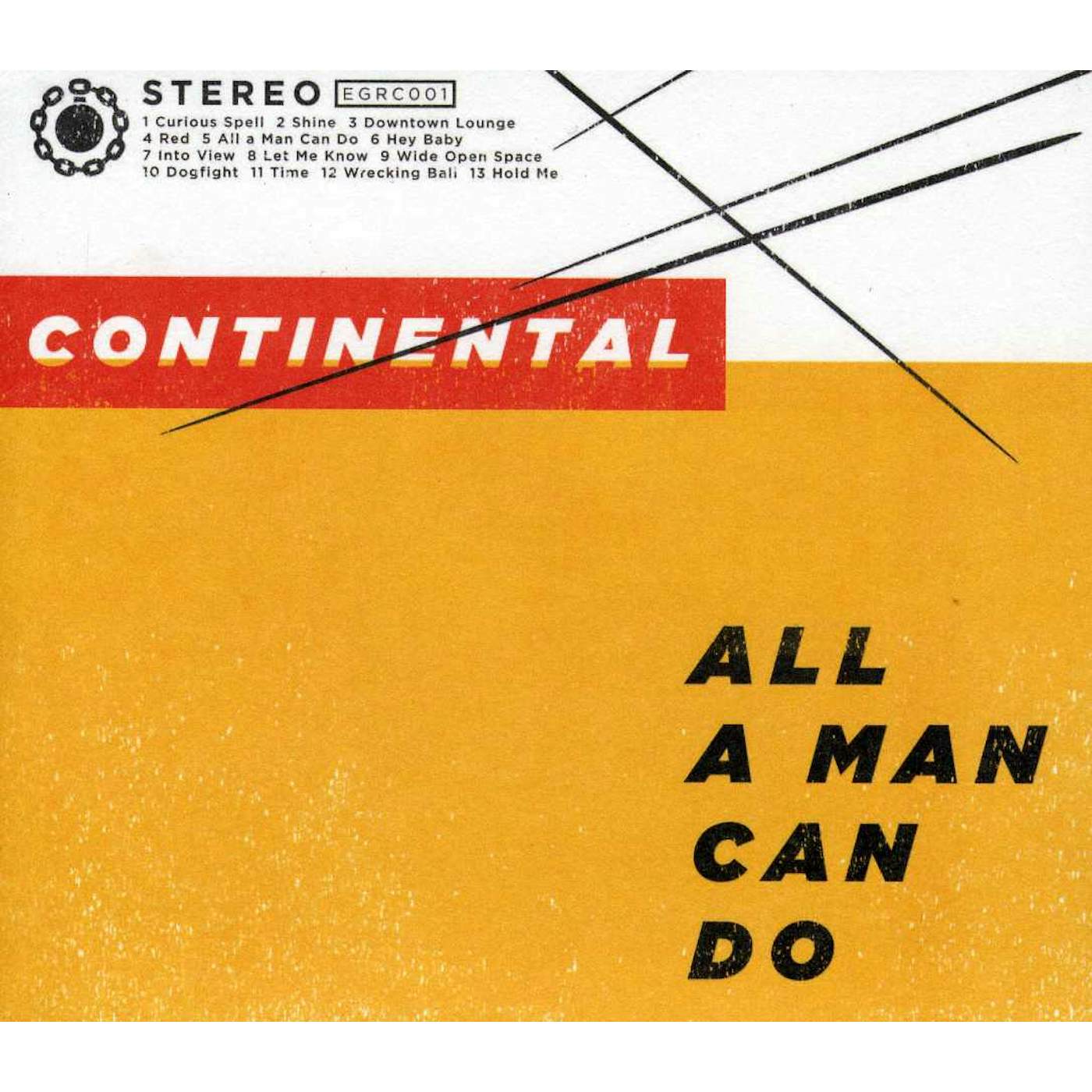 Continental ALL A MAN CAN DO CD