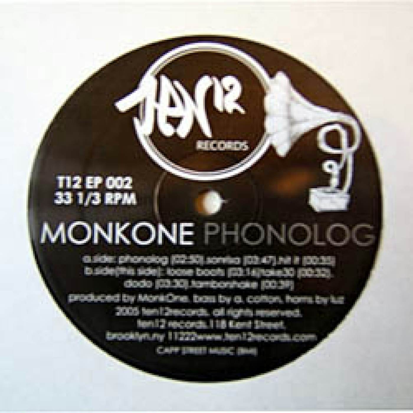 MonK-One PHONOLOGUE Vinyl Record