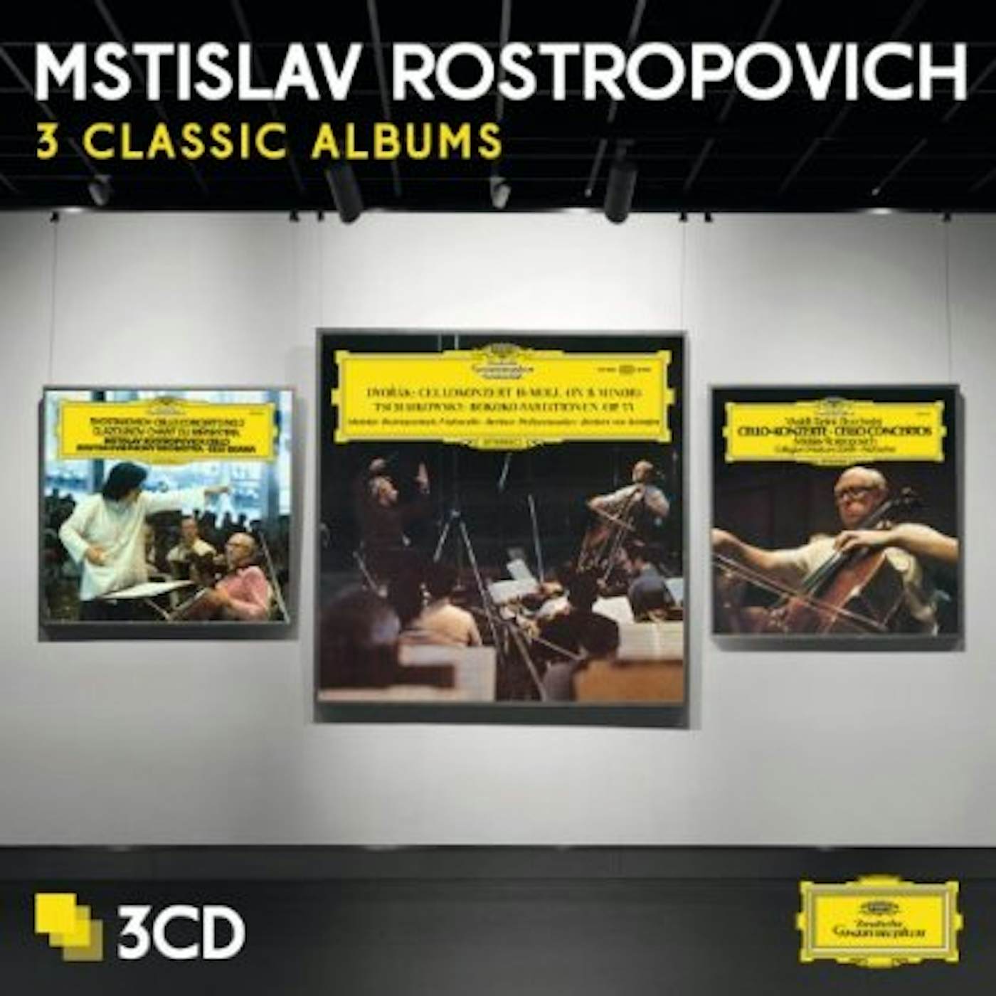 Mstislav Rostropovich ROSTROPOVICH: THREE CLASSIC ALBUMS CD