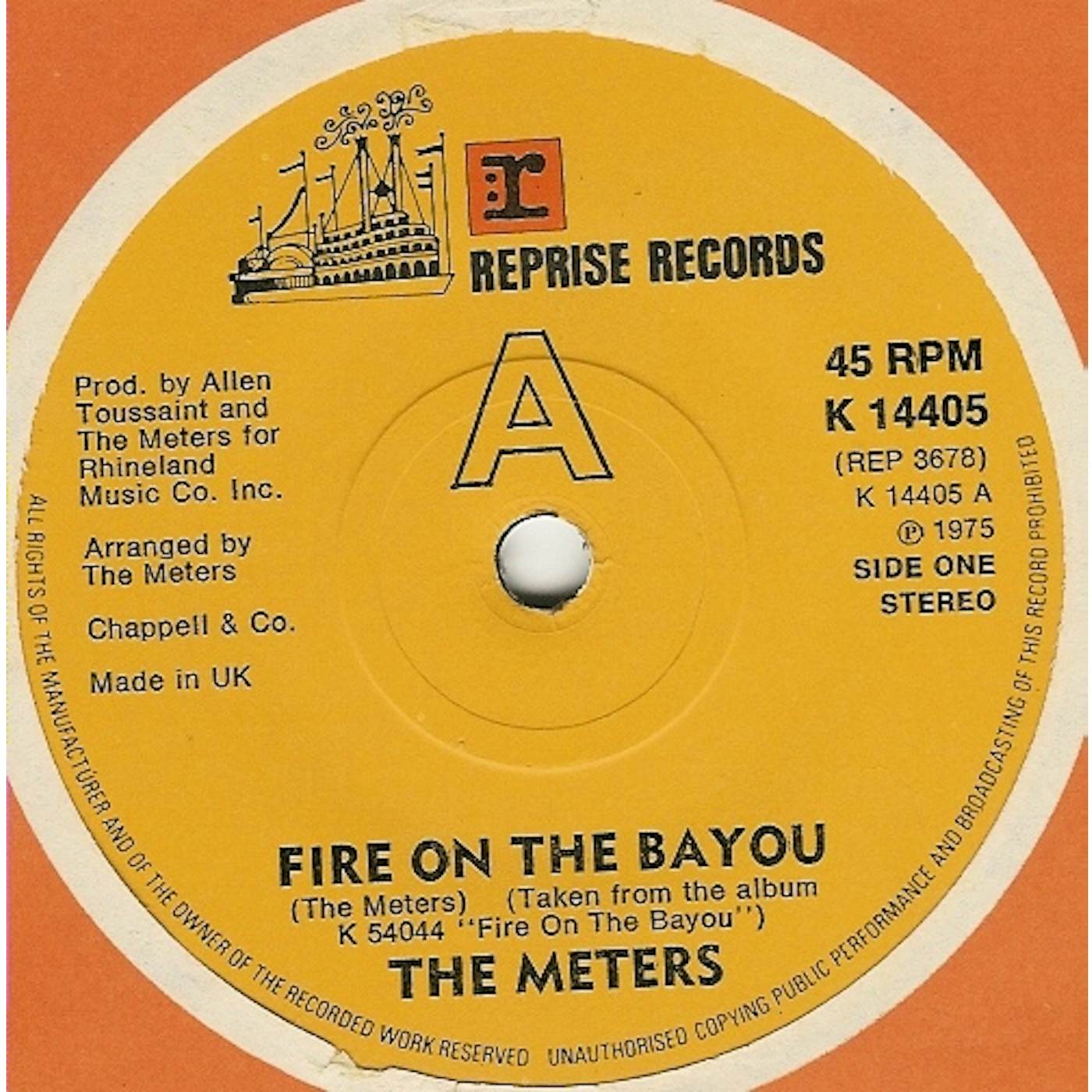 The Meters Fire On The Bayou Vinyl Record