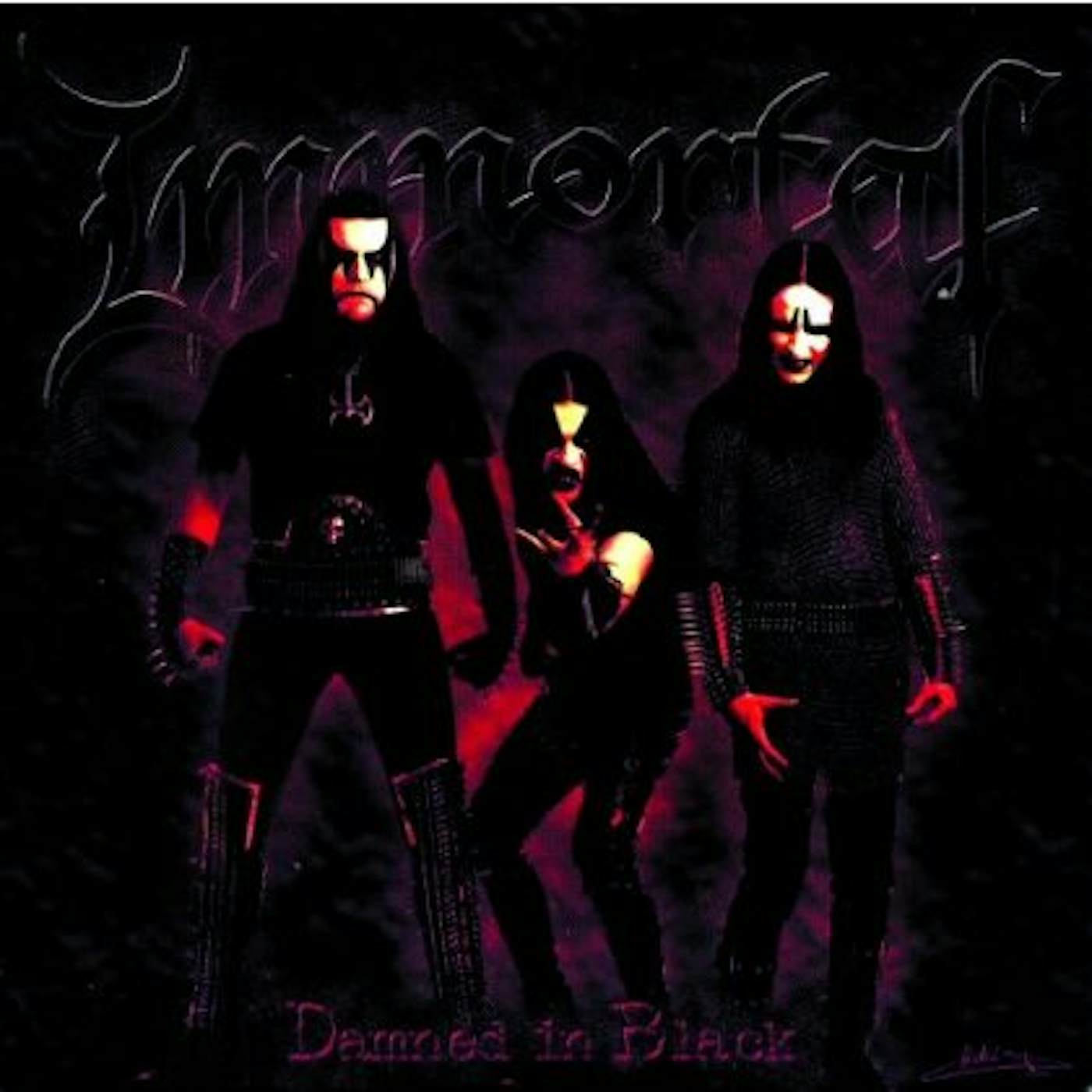 Immortal DAMNED IN BLACK CD