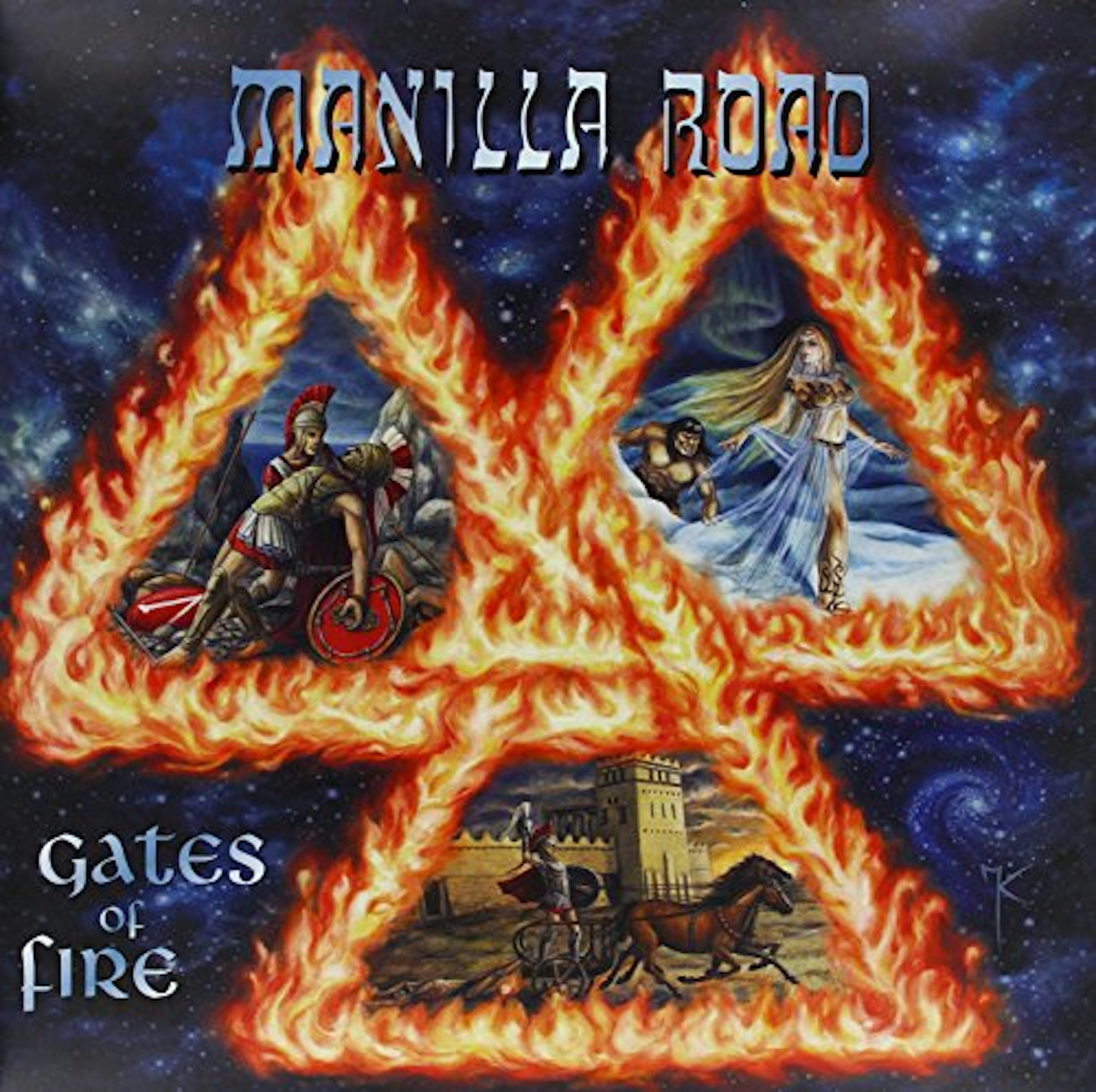 Manilla Road GATES OF FIRE Vinyl Record