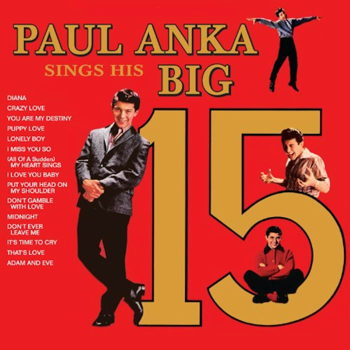 PAUL ANKA'S SINGS HIS BIG 15 CD