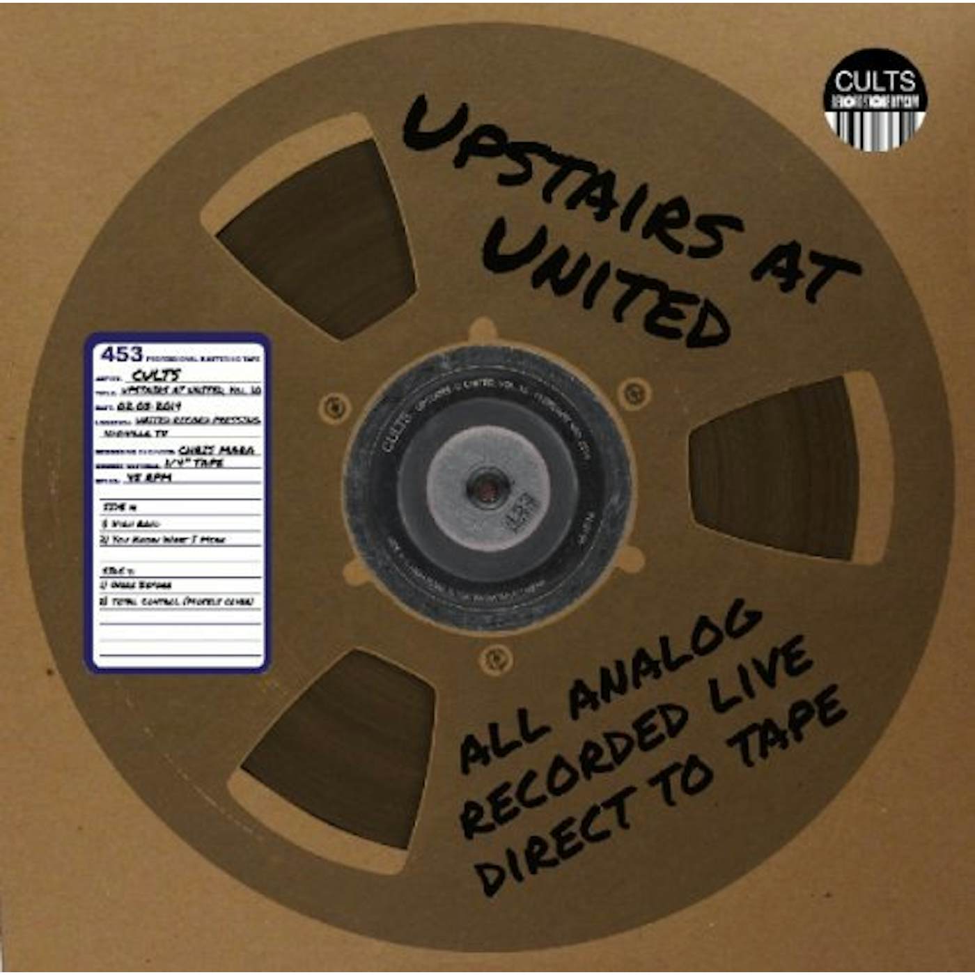 Cults UPSTAIRS AT UNITED 10 Vinyl Record