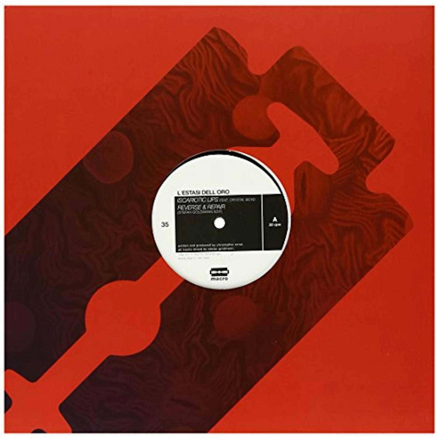 L'estasi Dell'oro ISCARIOTIC LIPS / REVERSE & REPAIR Vinyl Record