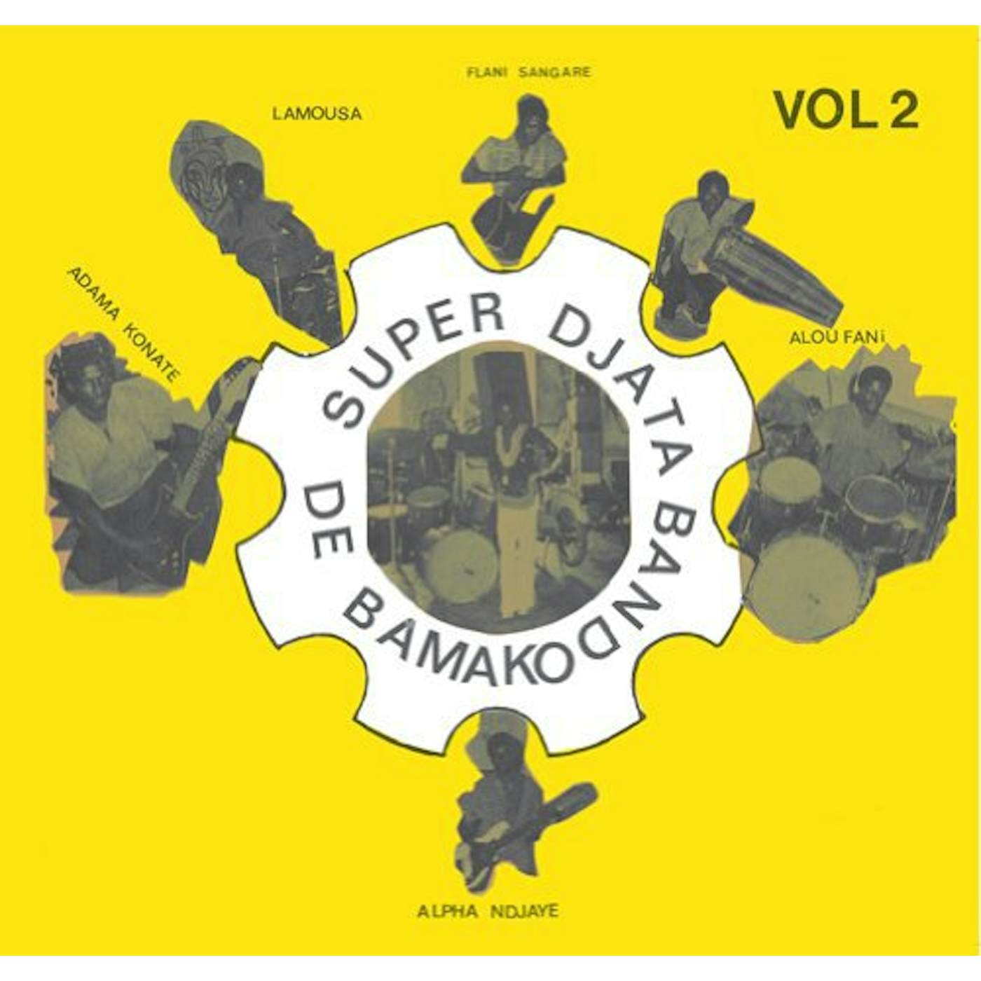 Super Djata Band De Bamako YELLOW 2 Vinyl Record