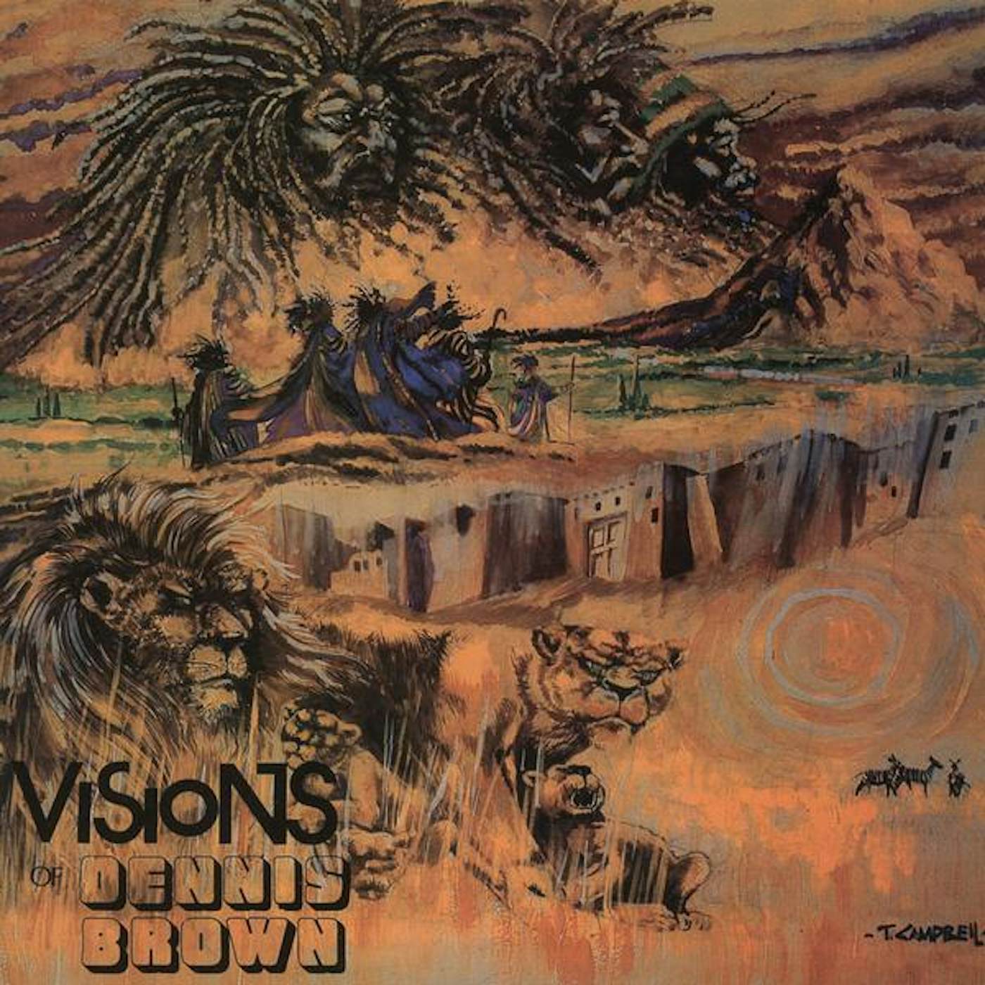 Dennis Brown VISIONS OF Vinyl Record