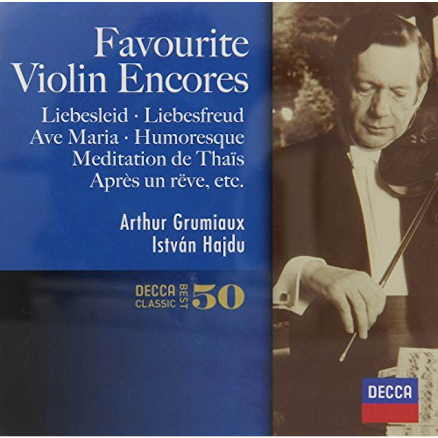 Arthur Grumiaux FAVOURITE VIOLIN ENCORES CD