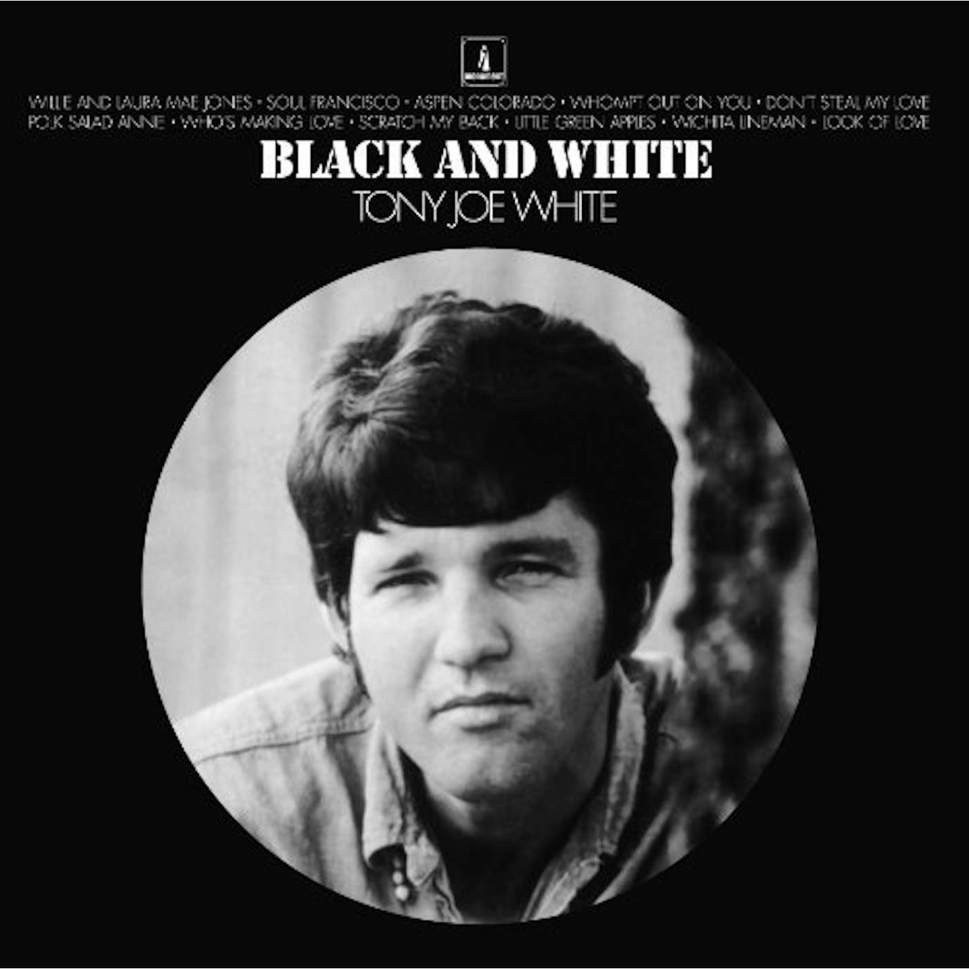 Tony Joe White Black & White Vinyl Record