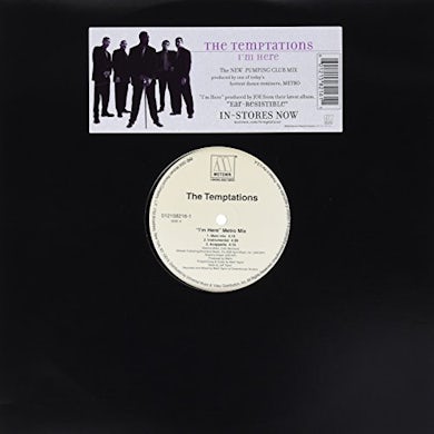The Temptations I'M HERE (METRO MIX) Vinyl Record