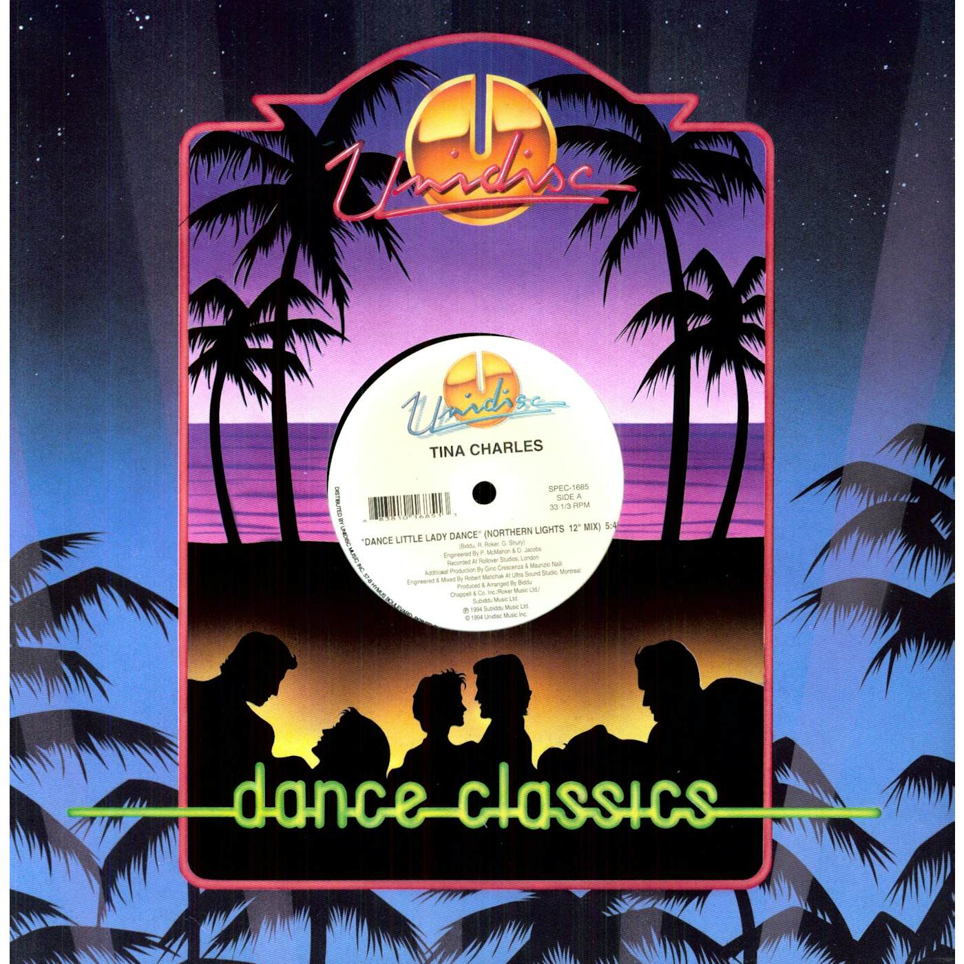 Tina Charles FIRE/DANCE LITTLE LADY DANCE Vinyl Record