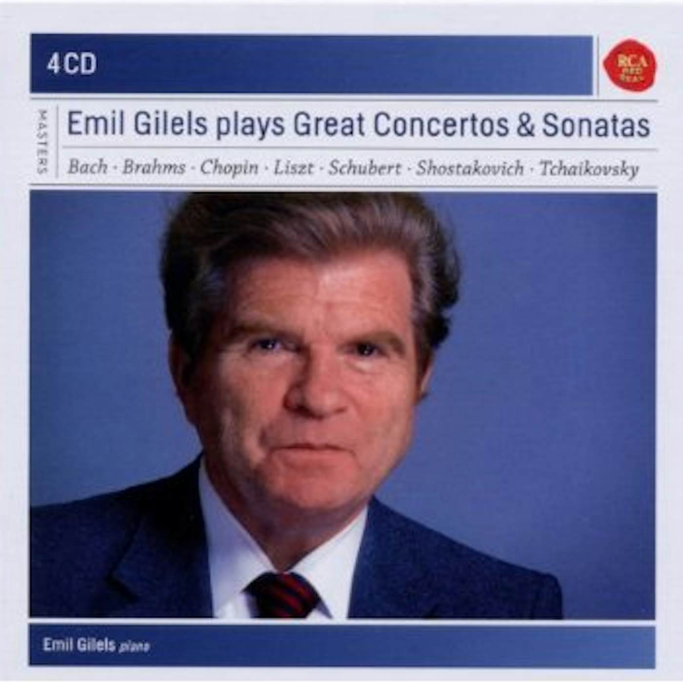 Emil Gilels PLAYS CONCERTOS & SONATAS CD