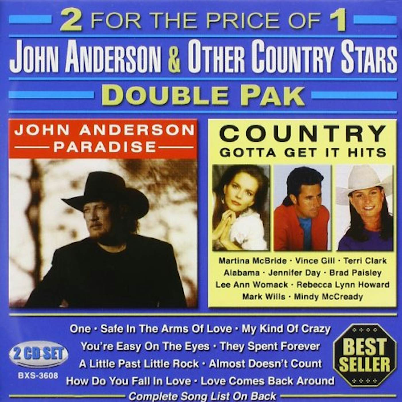 JOHN ANDERSON & OTHER COUNTRY STARS CD