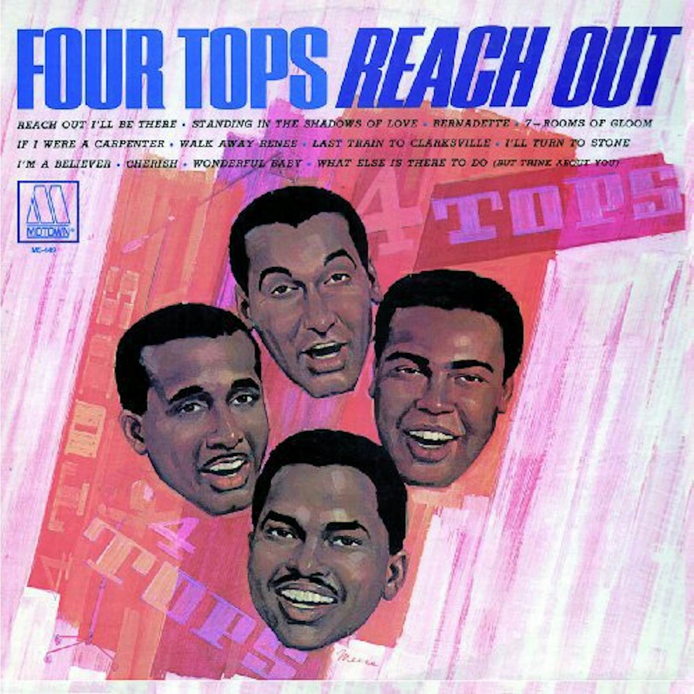 Four Tops REACH OUT Vinyl Record - Holland Release
