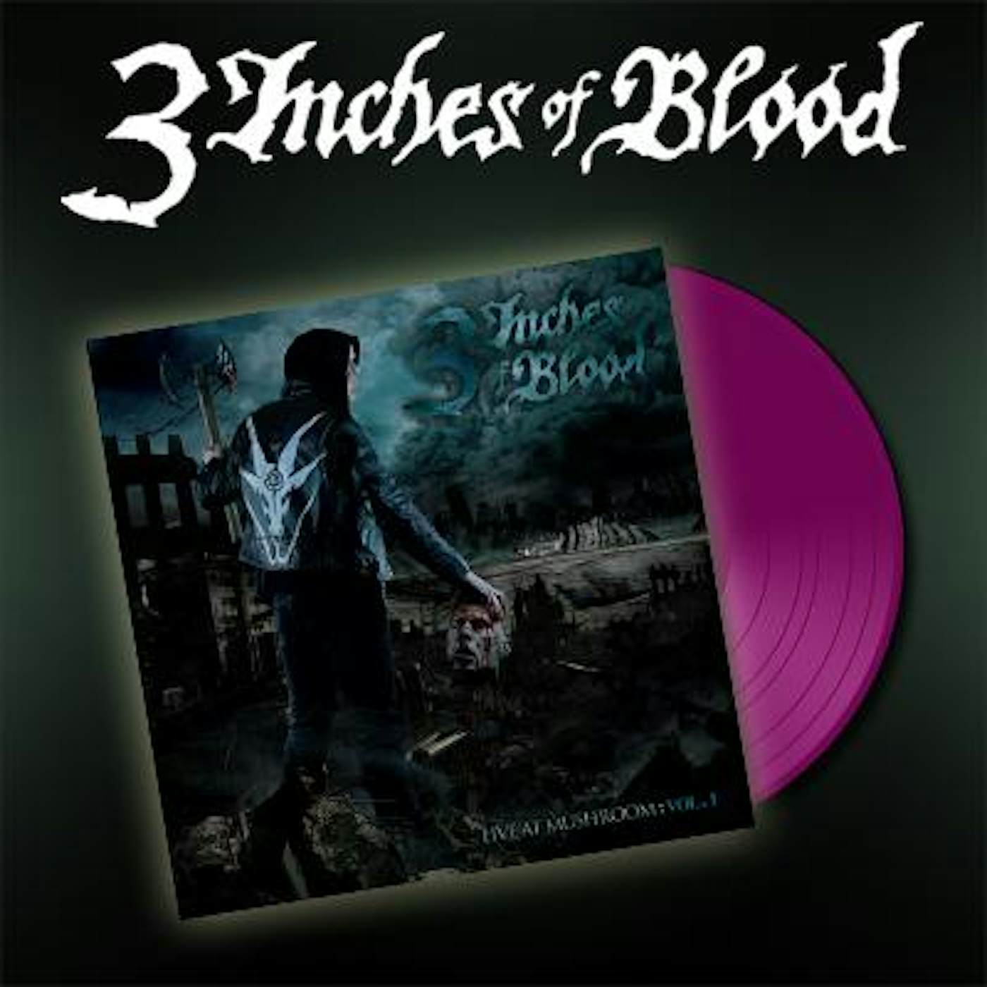 3 Inches Of Blood LIVE AT MUSHROOM 1 Vinyl Record