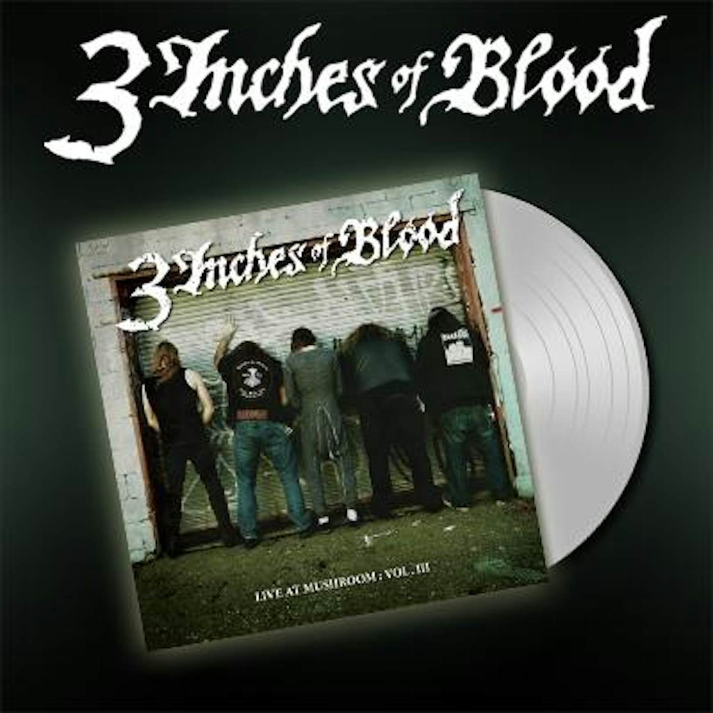 3 Inches Of Blood LIVE AT MUSHROOM 3 Vinyl Record