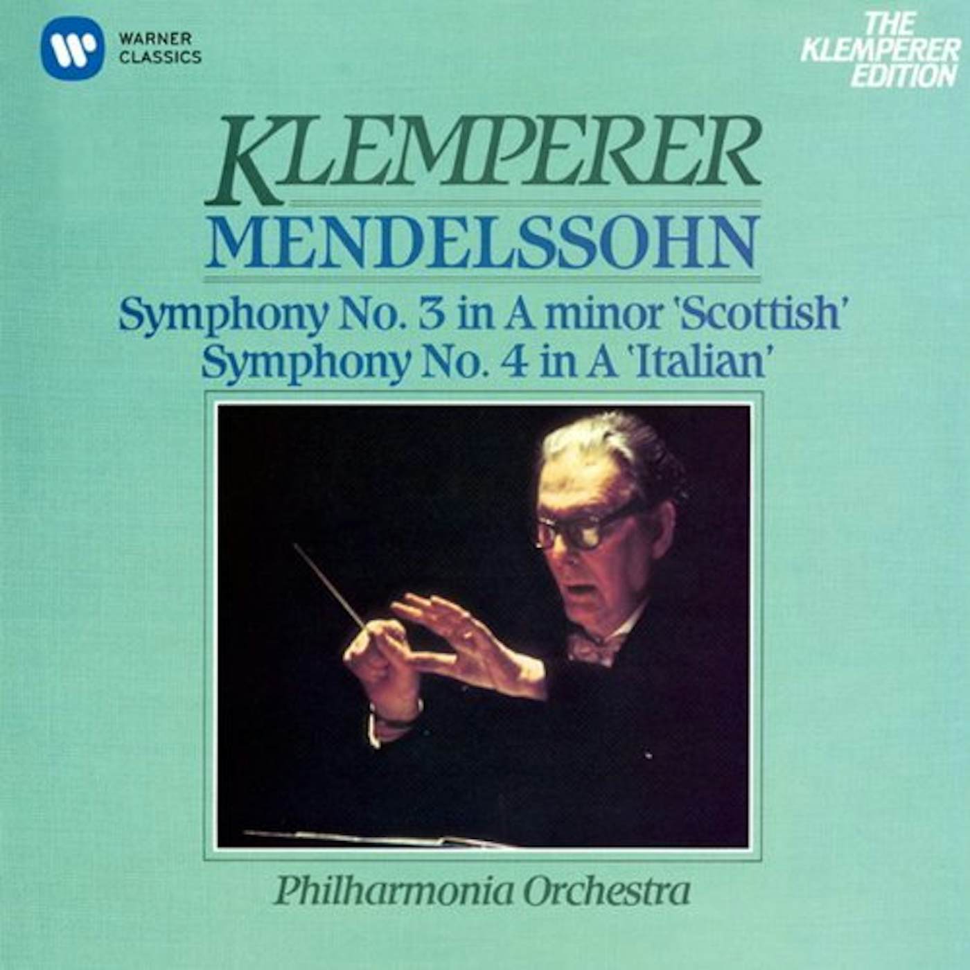 Otto Klemperer MENDELSSOHN: SYM. NO.3 'SCOTTISH' & NO.4 'ITALIAN' CD
