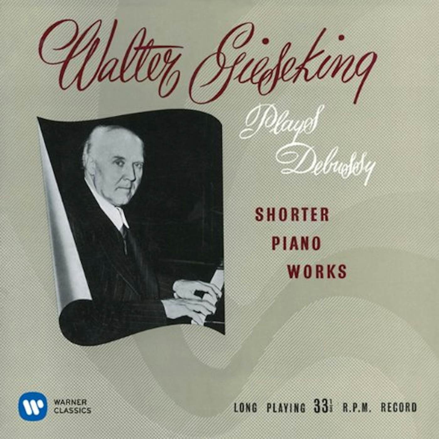 Walter Gieseking DEBUSSY: SUITE BERGAMASQUE. ARE NO.1 & 2. CHILDRENS CORNER. CD