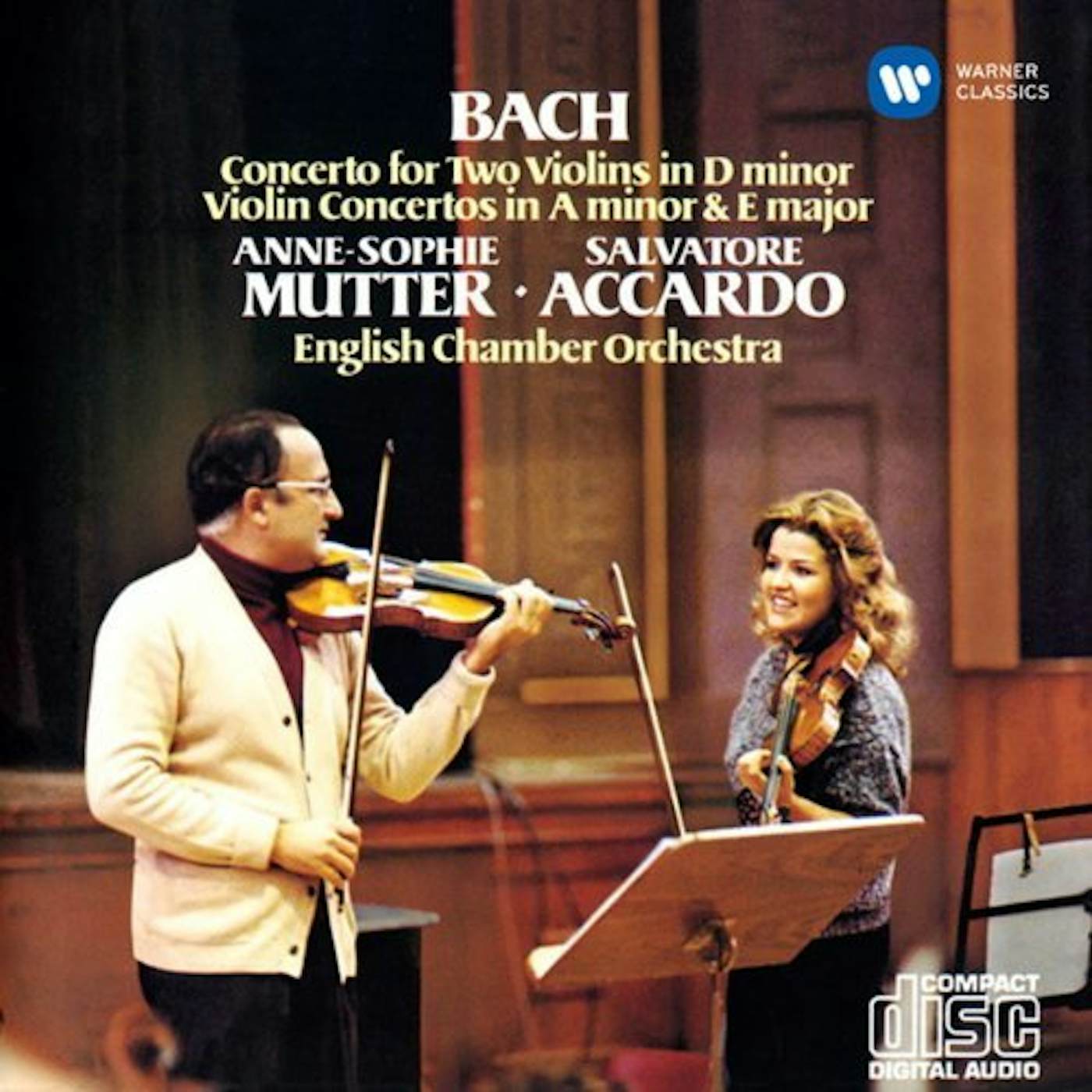 Anne-Sophie Mutter BACH: CONCERTO FOR TWO VIOLINS IN D CD