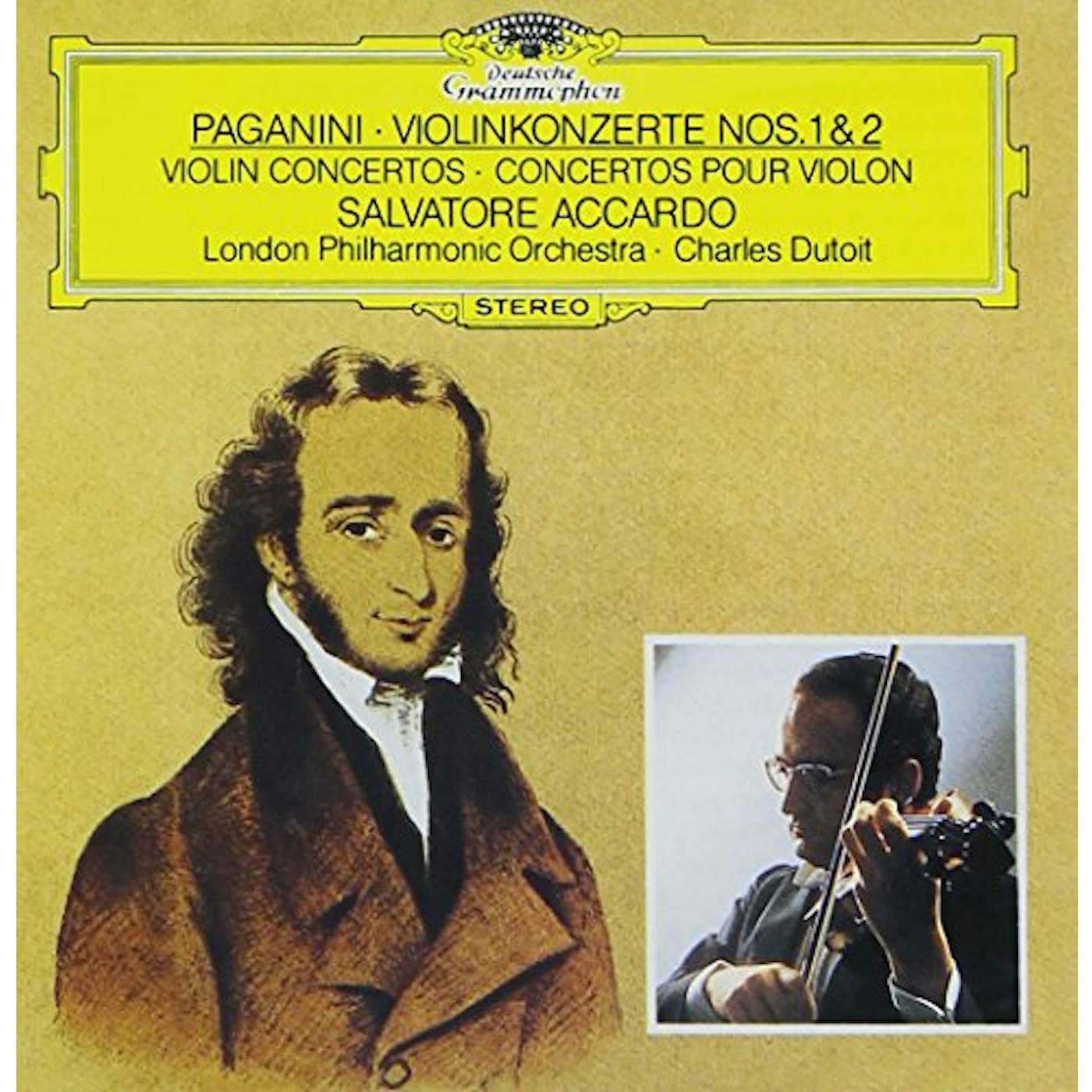 Salvatore Accardo PAGANINI: VIOLIN CONCERTOS NOS.1 & 2 CD