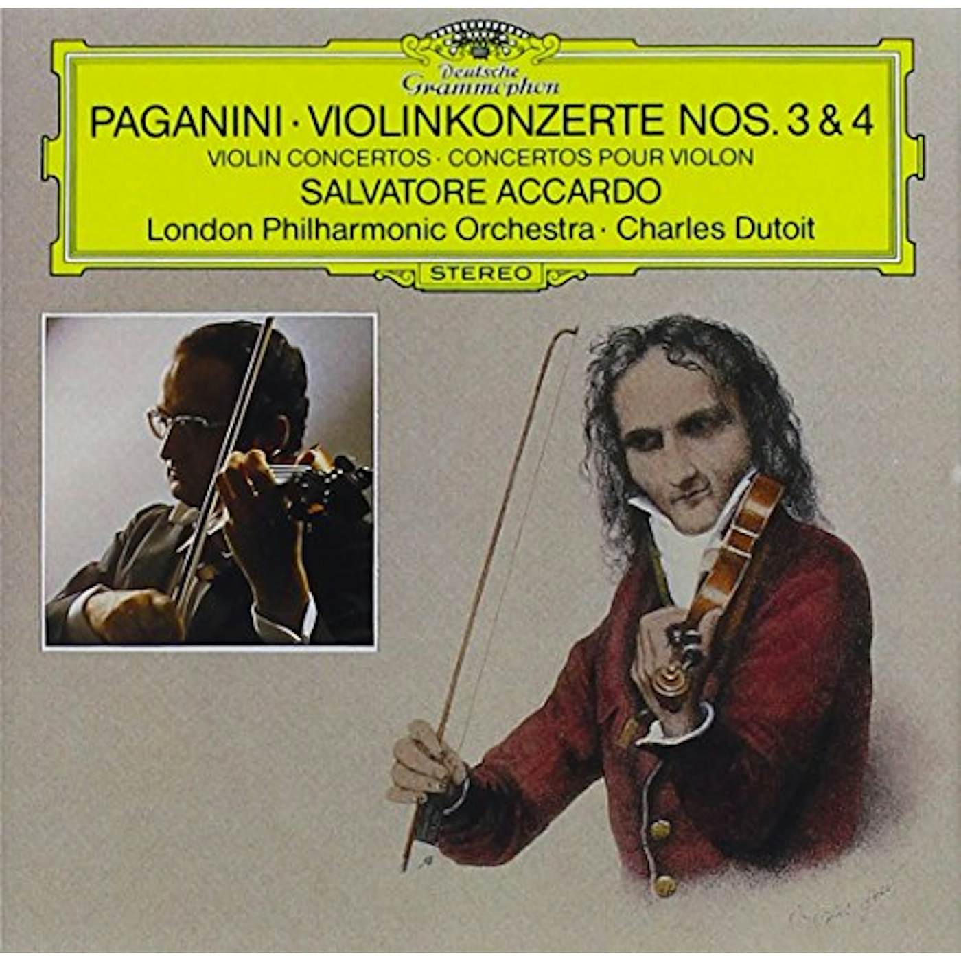 Salvatore Accardo PAGANINI: VIOLIN CONCERTOS NOS.3 & 4 CD