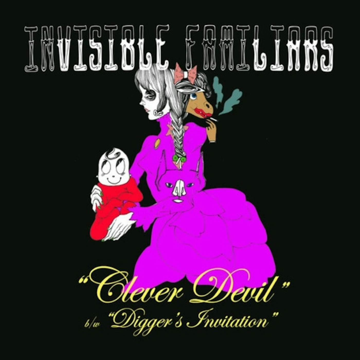 Invisible Familiars Clever Devil / Digger's Invitation Vinyl Record