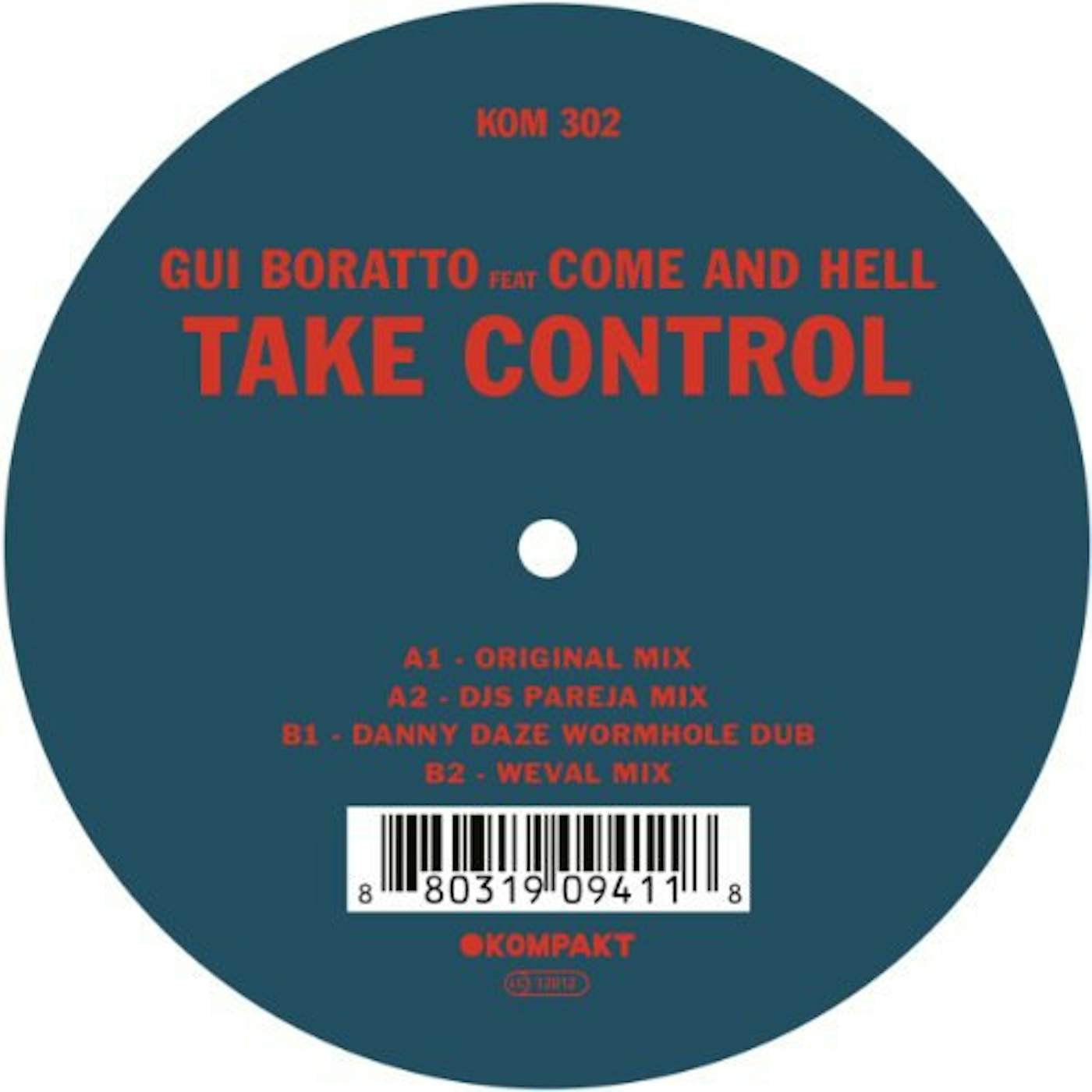 Gui Boratto Take Control Vinyl Record