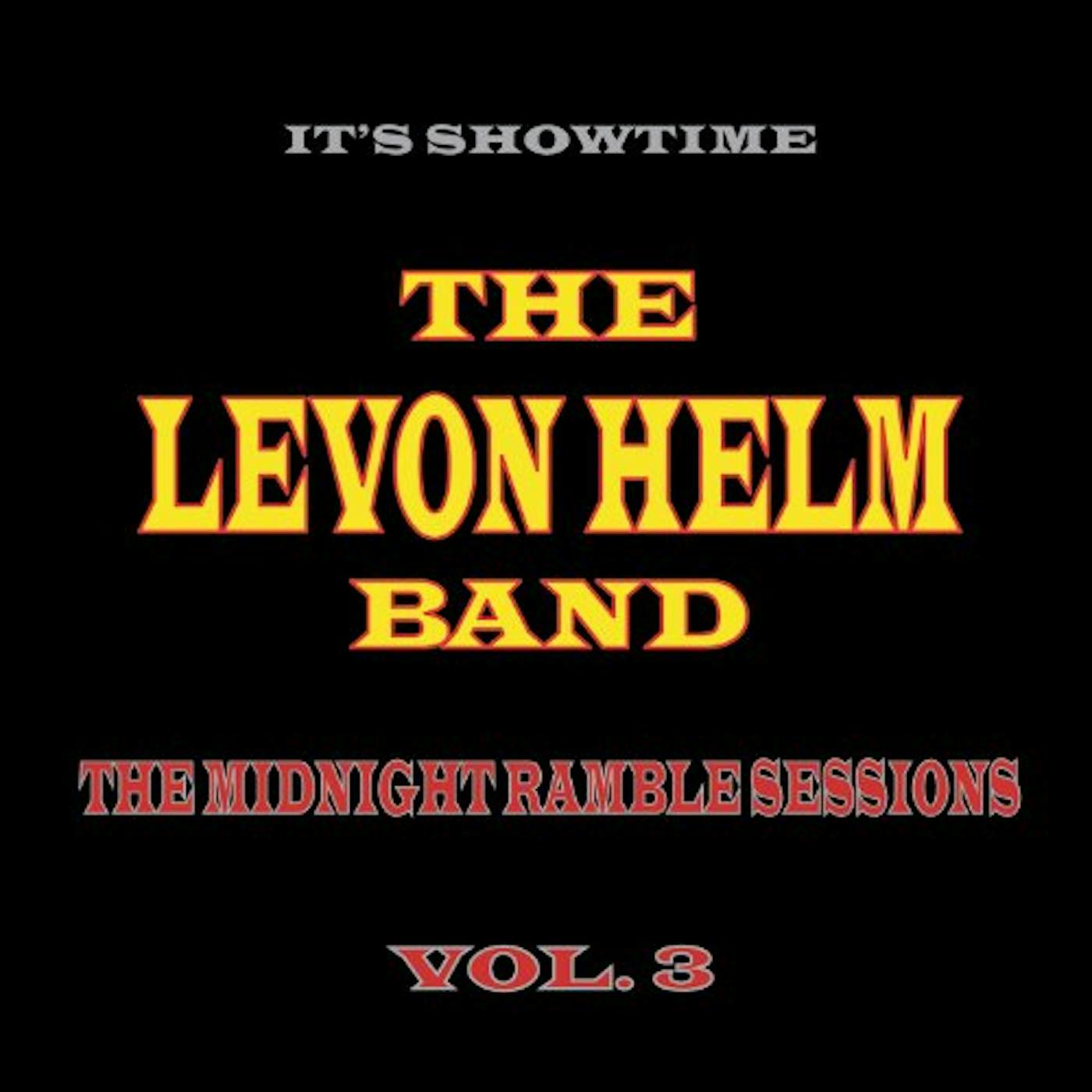 Levon Helm MIDNIGHT RAMBLE SESSIONS 3 Vinyl Record
