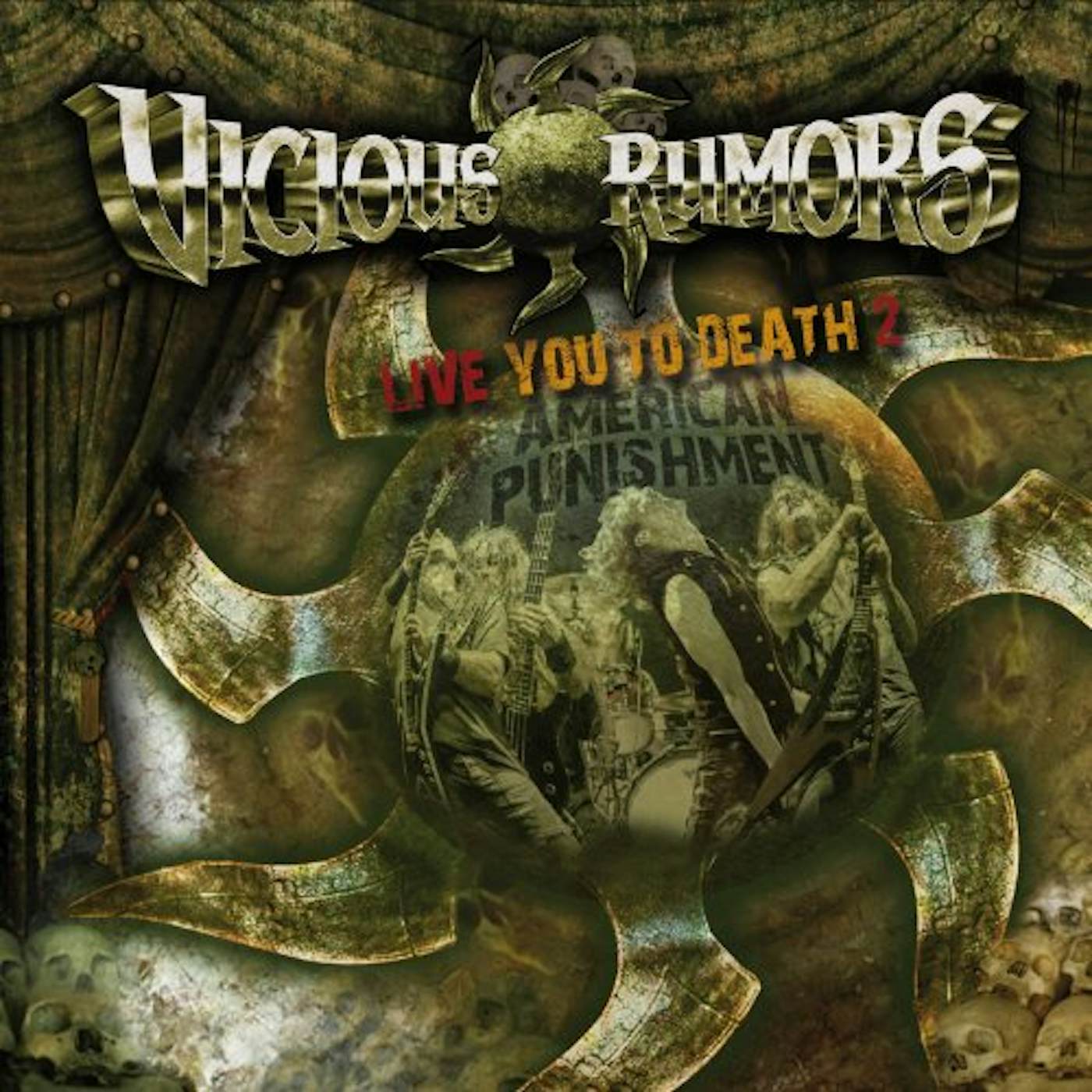 Vicious Rumors LIVE YOU TO DEATH 2-AMERICAN PUNISHMENT CD