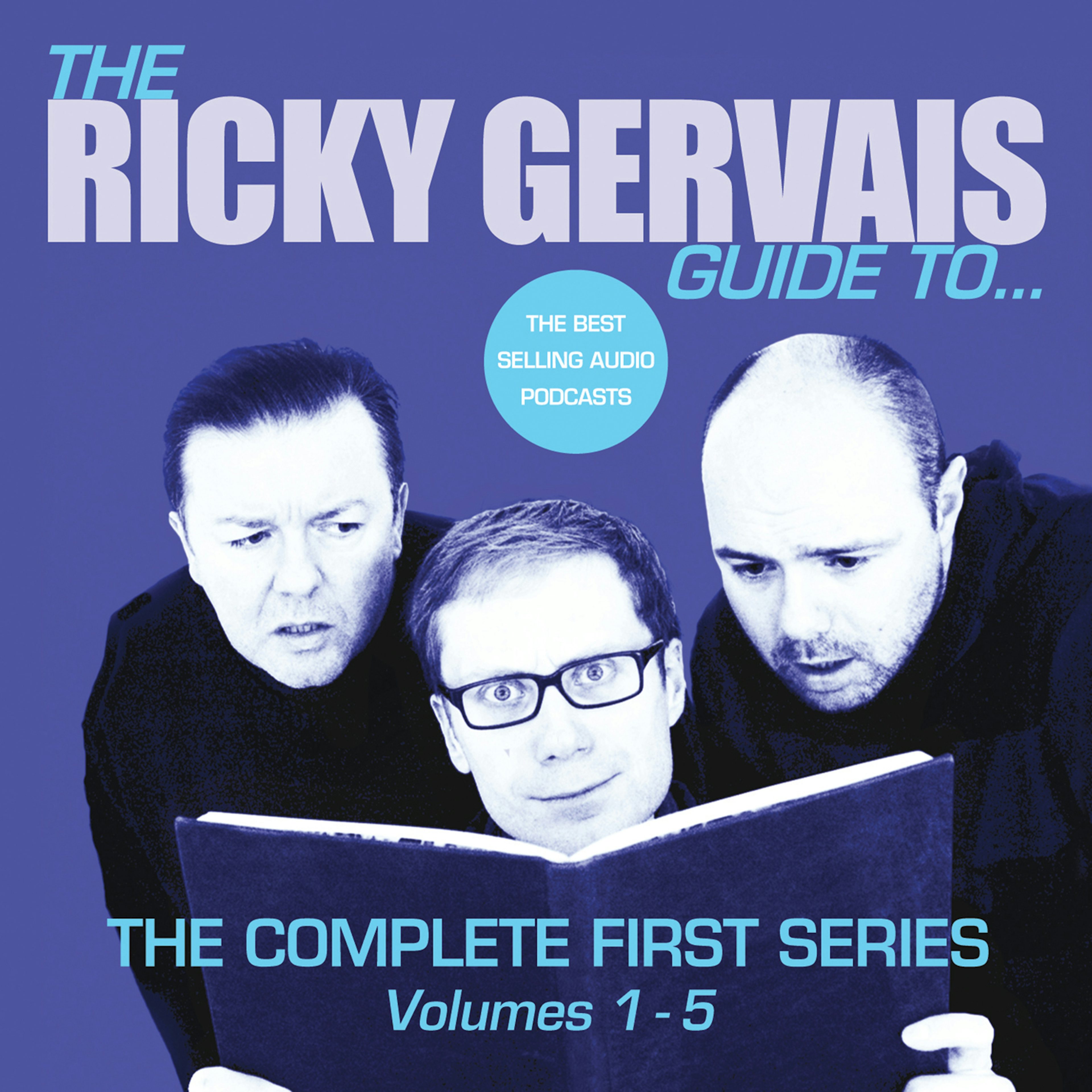 Ricky Gervais COMPLETE PODCASTS VOLUMES 15 CD