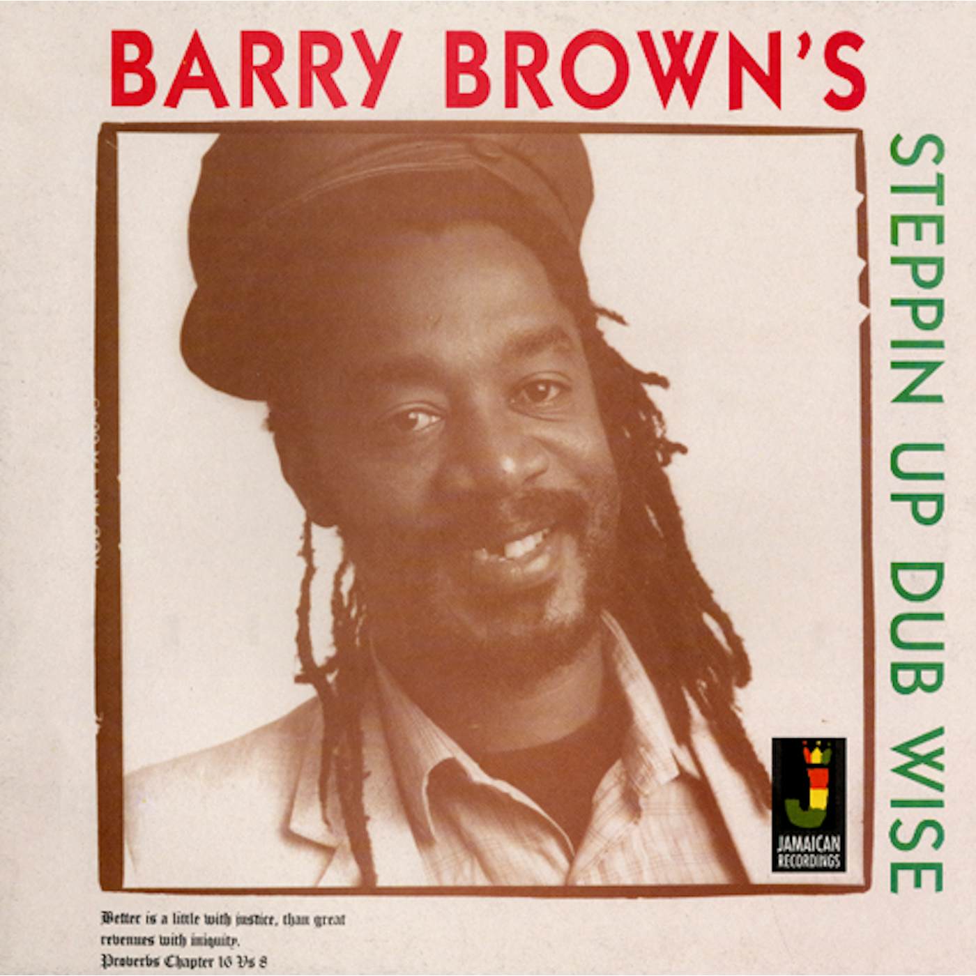 Barry Brown STEPPIN UP DUBWISE Vinyl Record