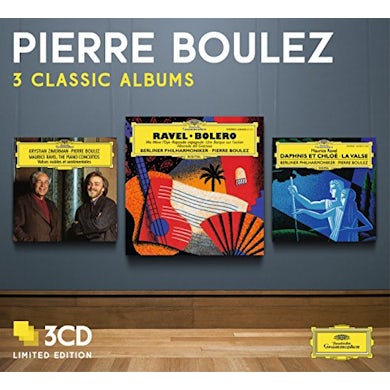 Pierre Boulez THREE CLASSIC ALBUMS CD