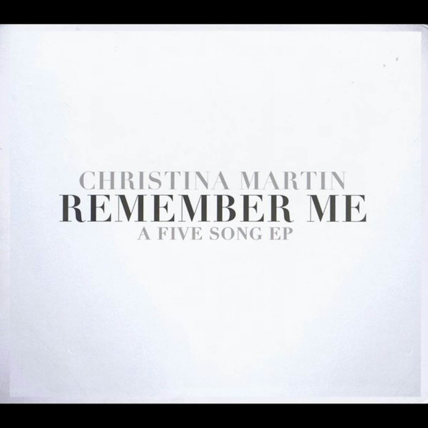 Christina Martin REMEMBER ME CD