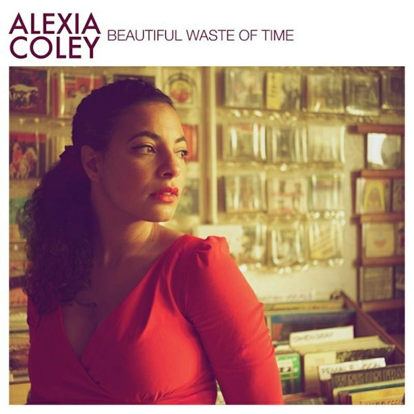 Alexia Coley BEAUTIFUL WASTE OF TIME Vinyl Record - UK Release