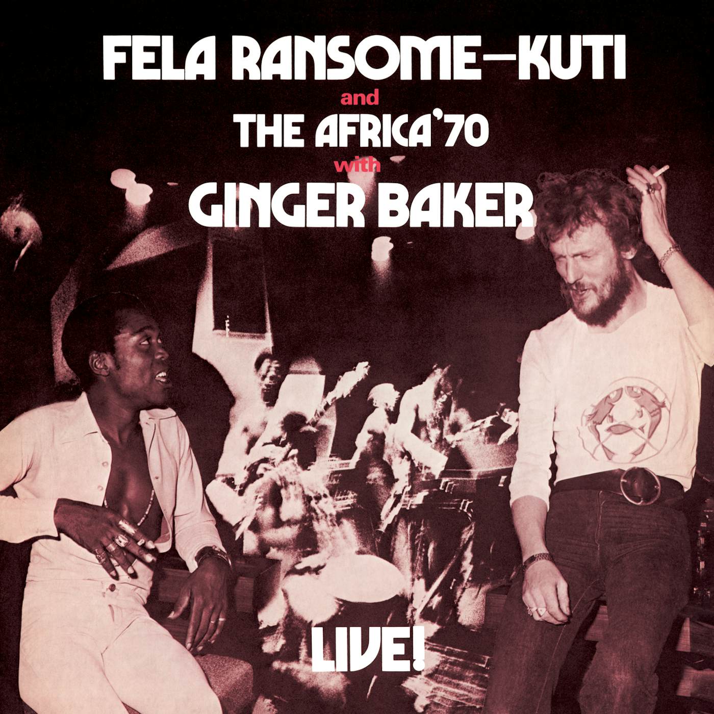 Fela Kuti FELA LIVE WITH GINGER BAKER Vinyl Record