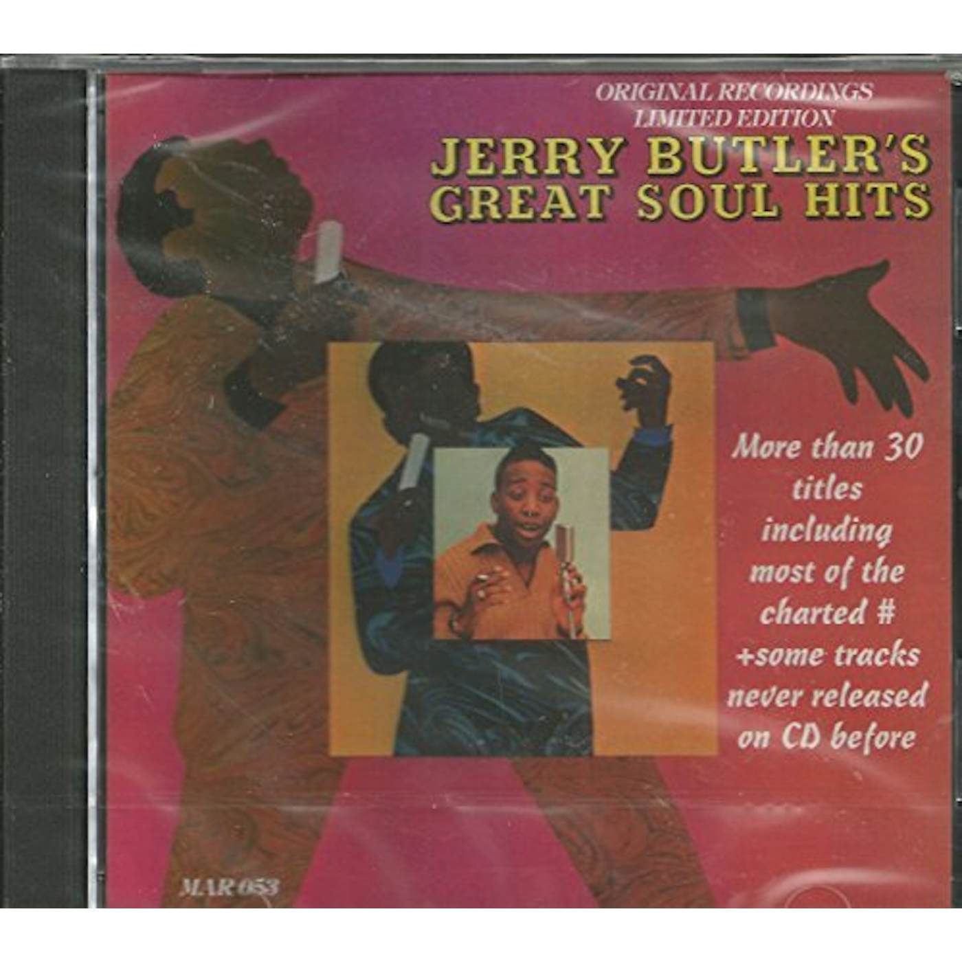 Jerry Butler ULTIMATE COLLECTION 31 CUTS CD