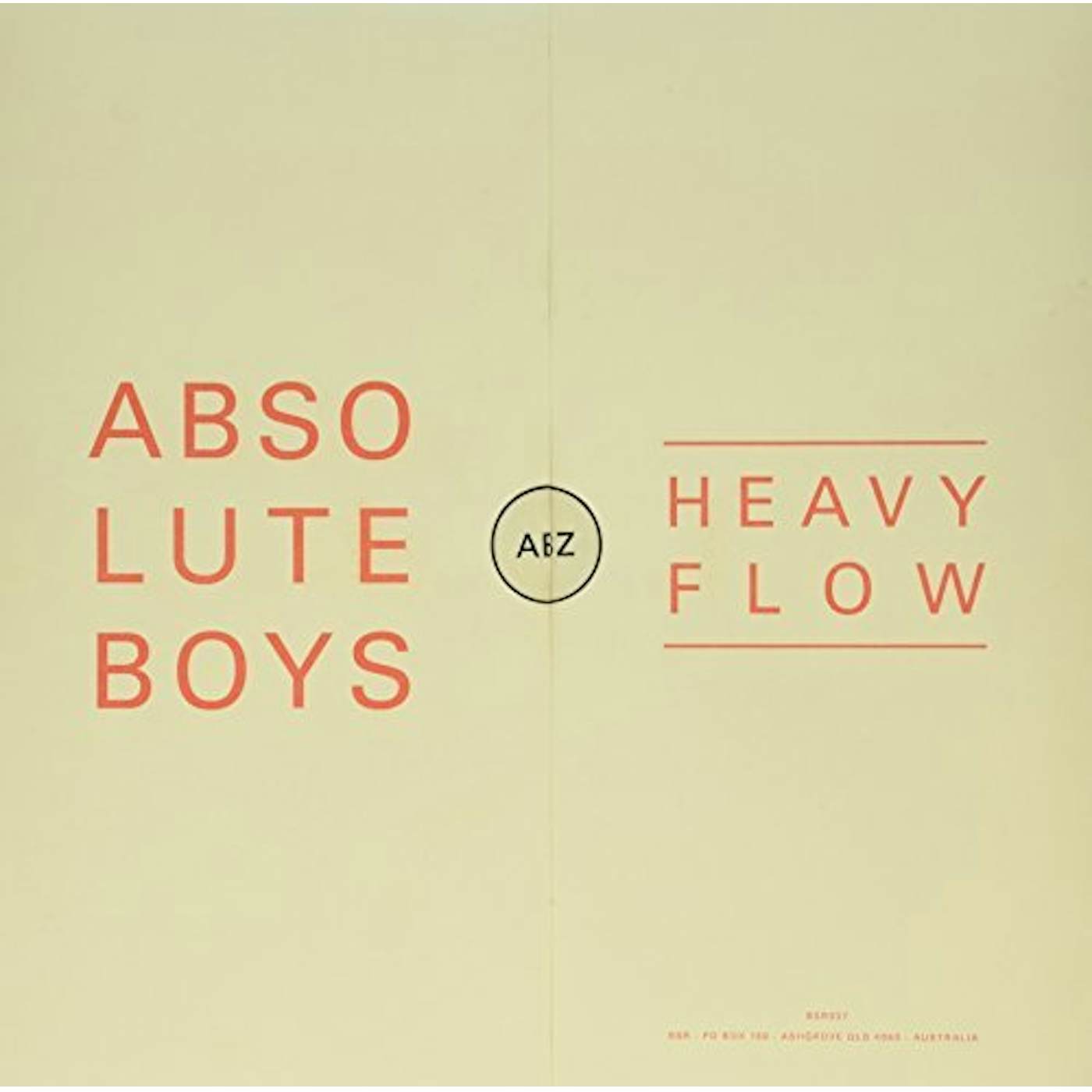 Absolute Boys Heavy Flow Vinyl Record