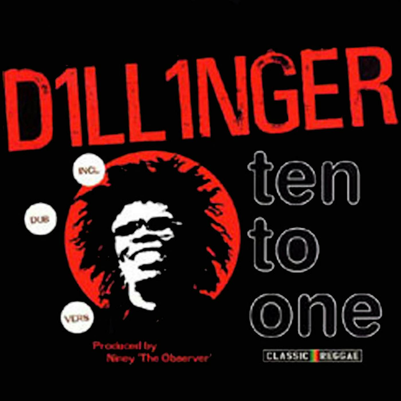 Dillinger TEN TO ONE CD
