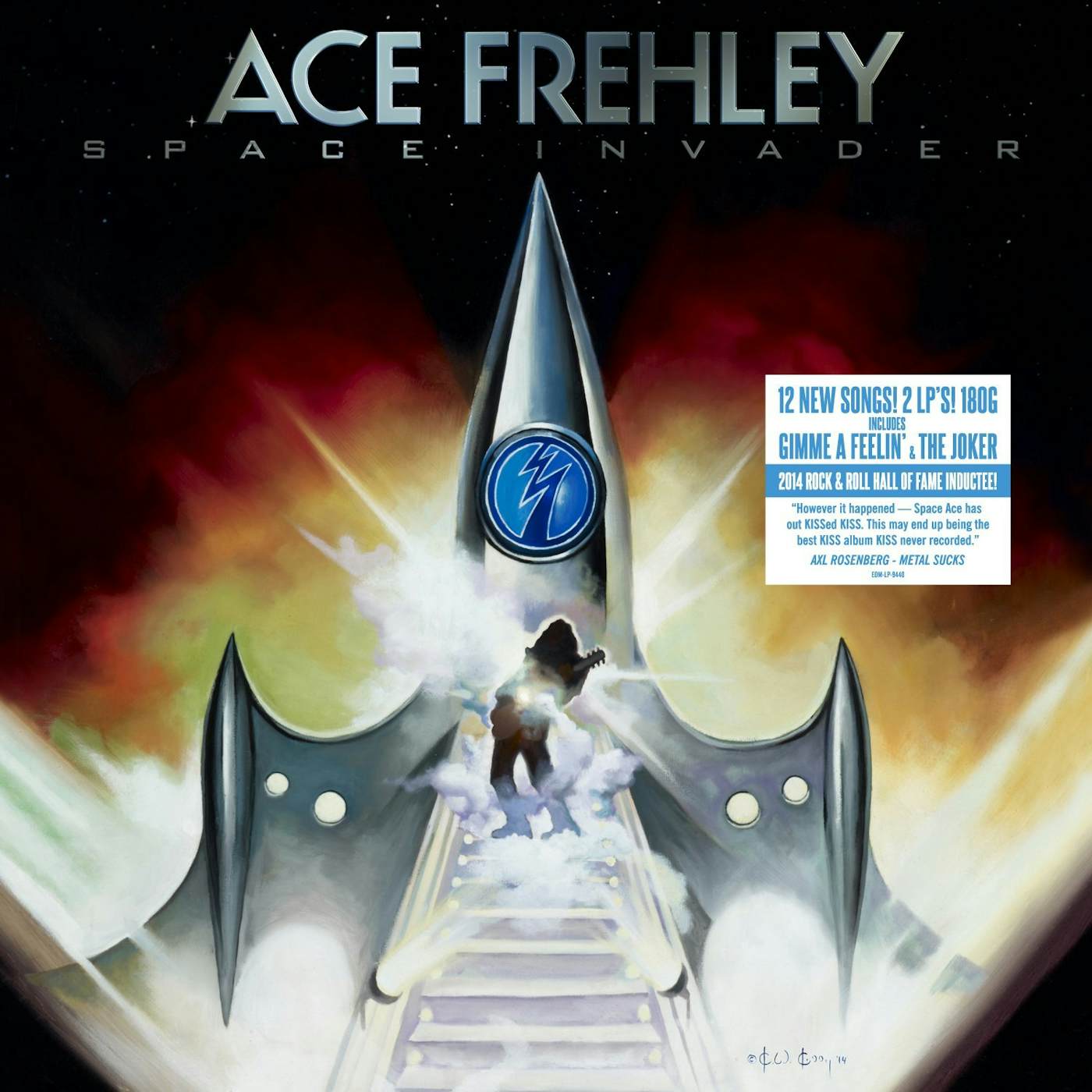 Ace Frehley Space Invader Vinyl Record