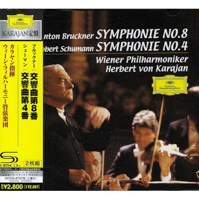 Herbert Von Karajan  BRUCKNER: SYMPHONY NO. 8/SCHUMANN: S CD