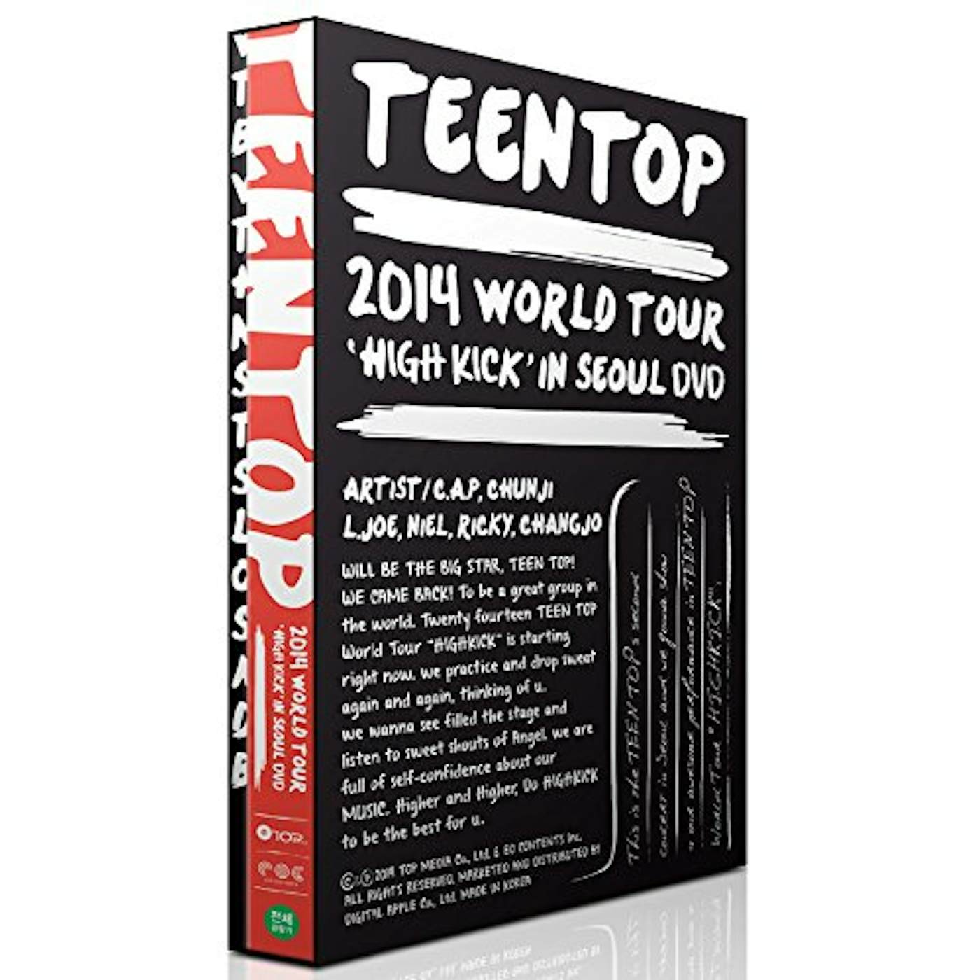 TEEN TOP 2014 WORLD TOUR IN SEOUL DVD